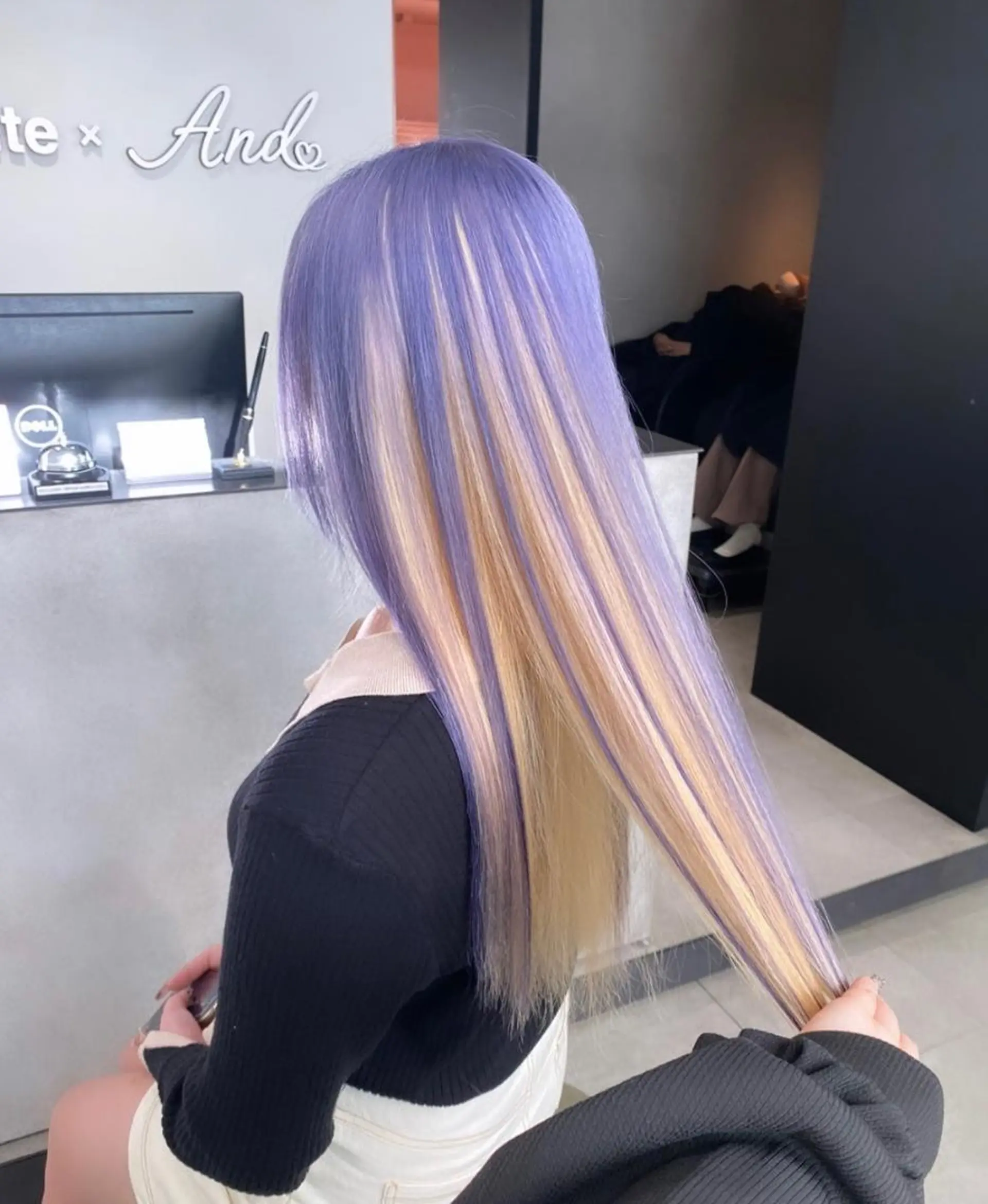 カラー ブリーチ ヘアカラー エクステ&"盛れる" 艶髪✨SYURIのヘアスタイル