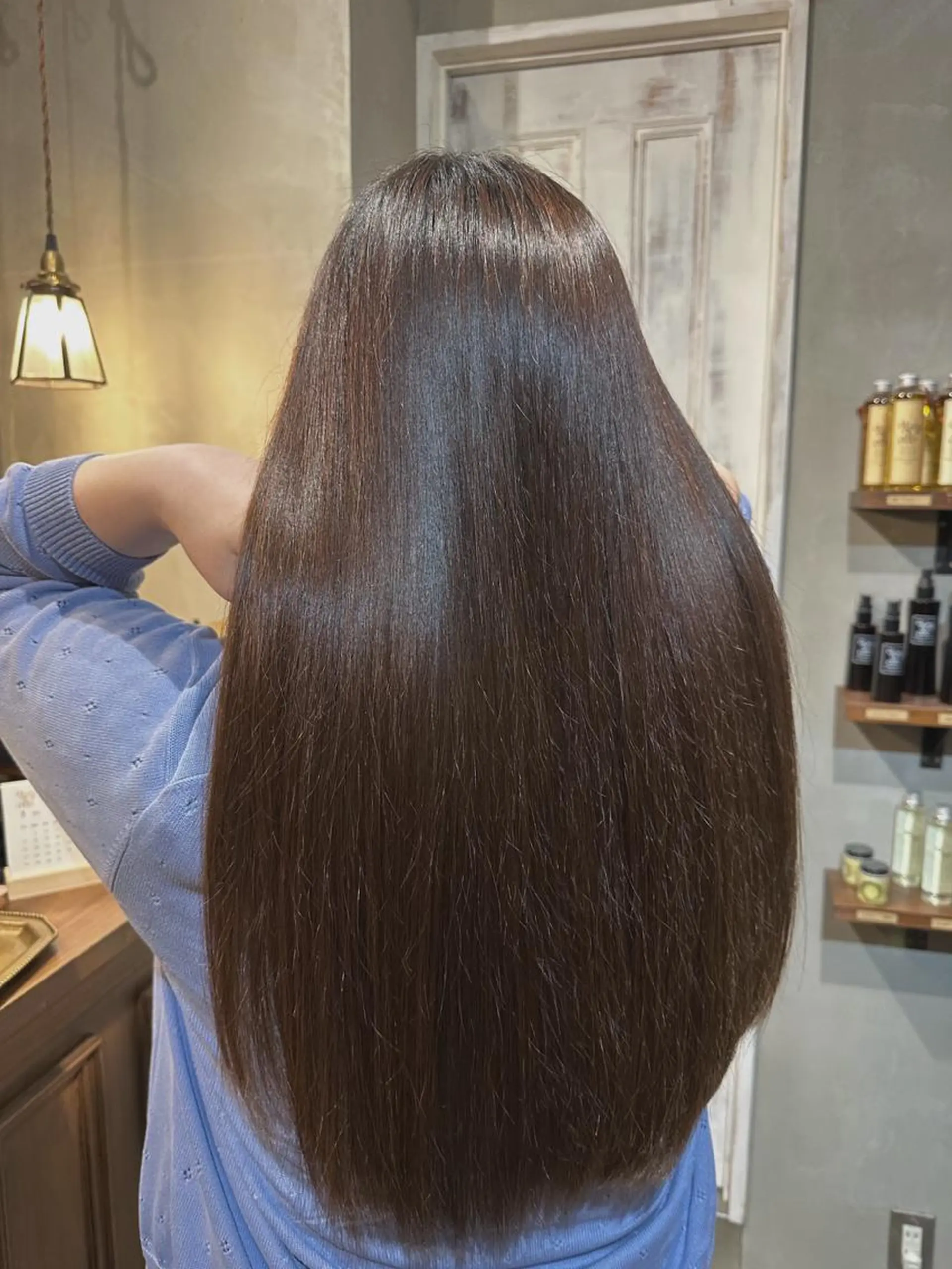 ロング カラー ヘアアレンジ ヘアカラー HOEK  HOEK 立川所属・中村 彩乃のヘアスタイル