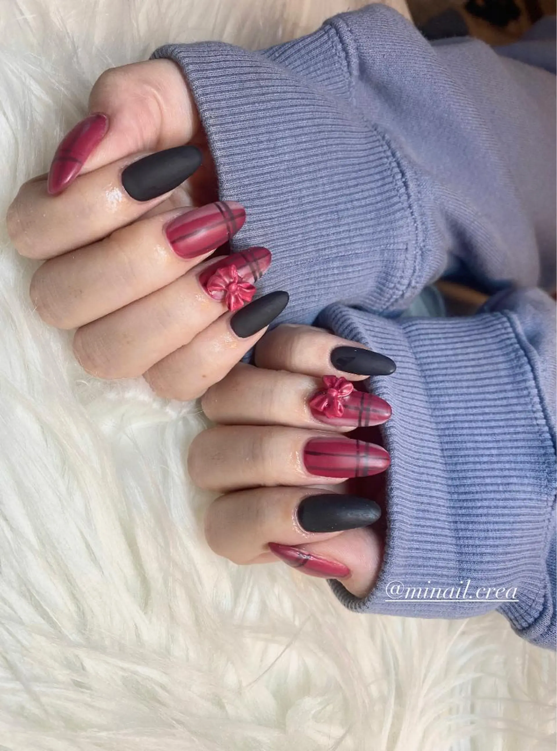 ネイル ボルドー CRéA　-private nailsalon-所属・CReA nailのネイルデザイン