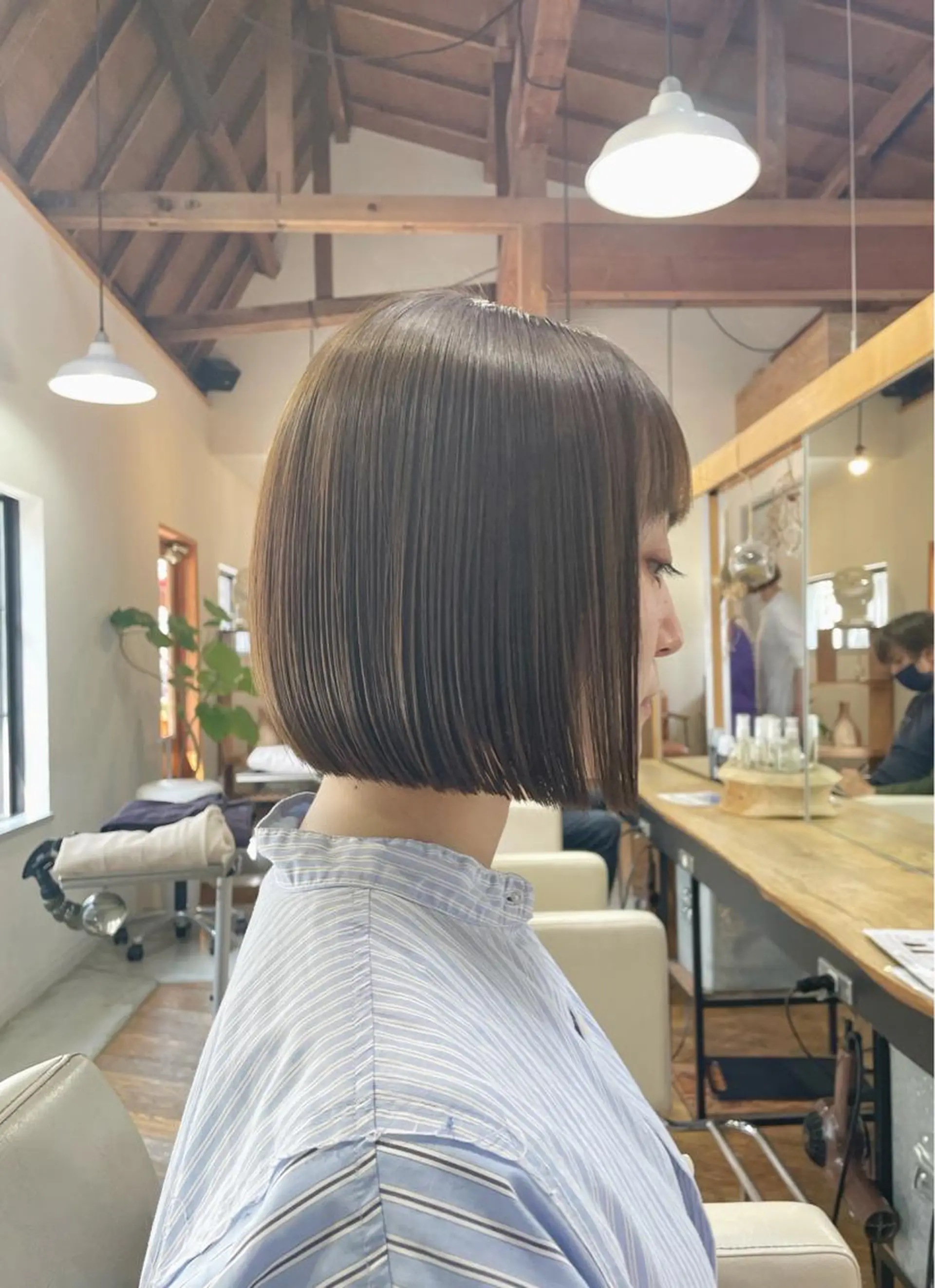 ショート ボブ カット ヘアカラー 野間 祐哉のヘアスタイル