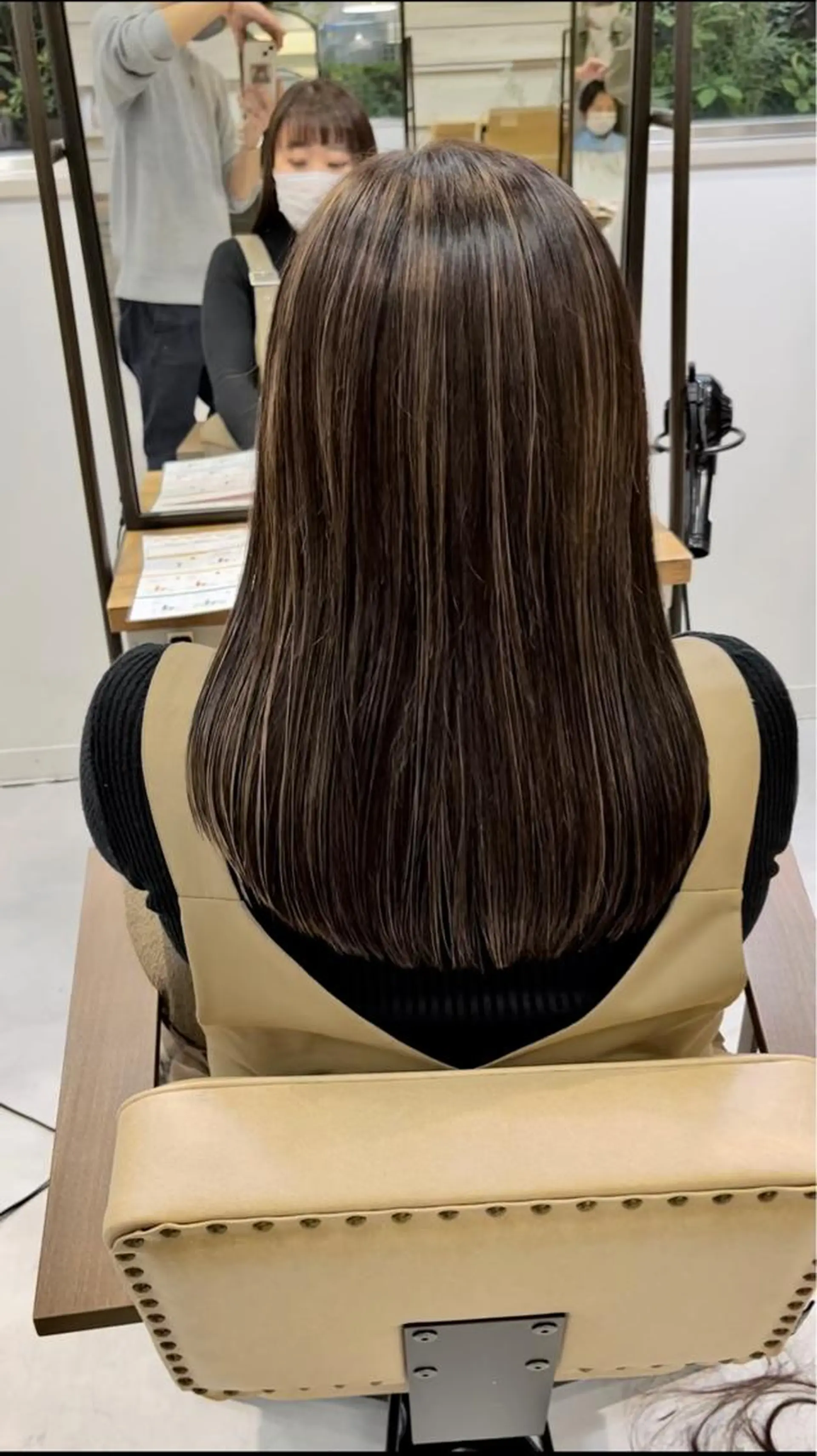 ロング 縮毛矯正/髪質改善 斉藤春のヘアスタイル