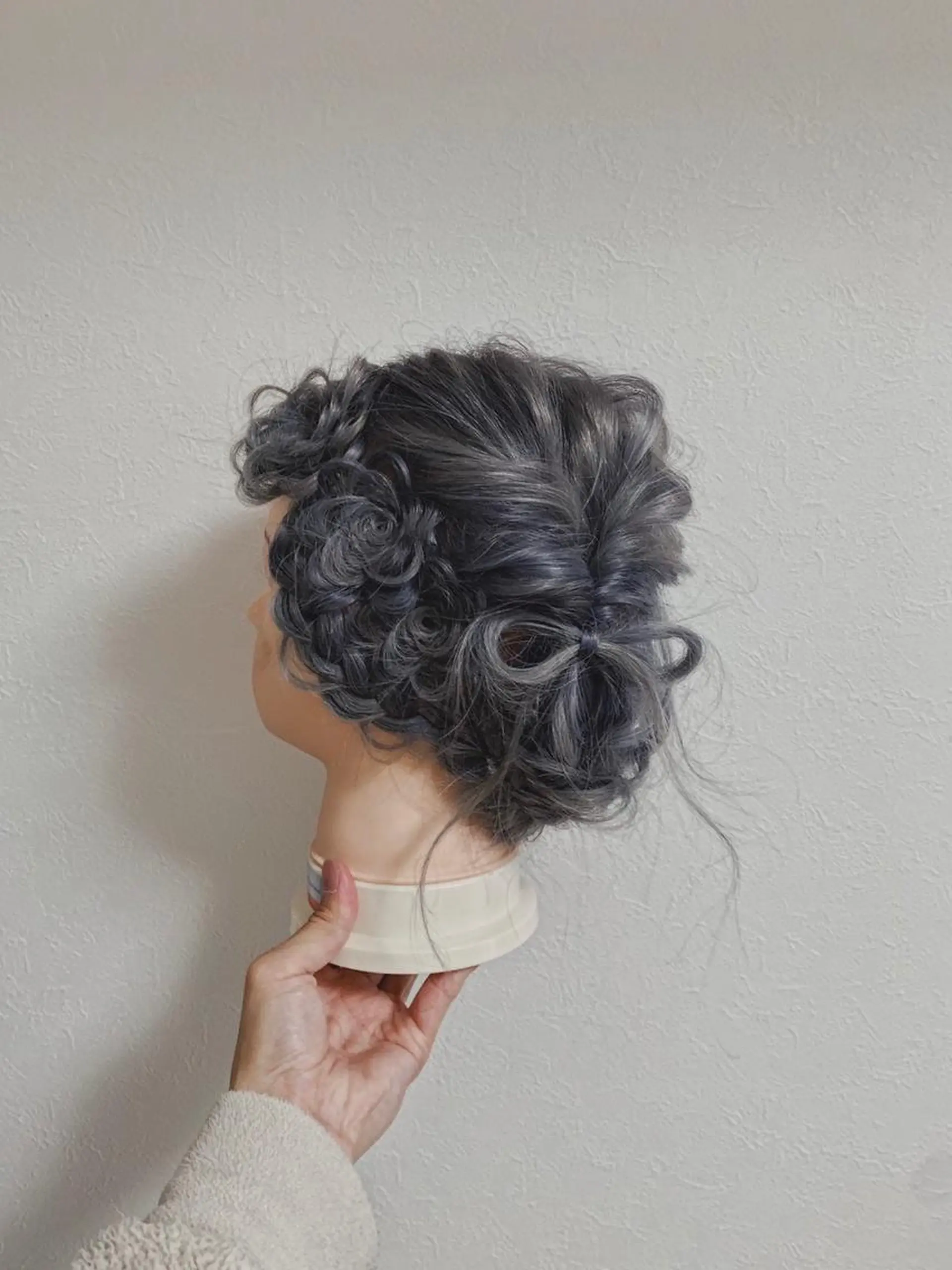 ミディアム カラー メンズ ブルーカラー ブルーラベンダー ラベンダーカラー Later 登戸所属・✨️半個室サロン✨ Kabutoのヘアスタイル