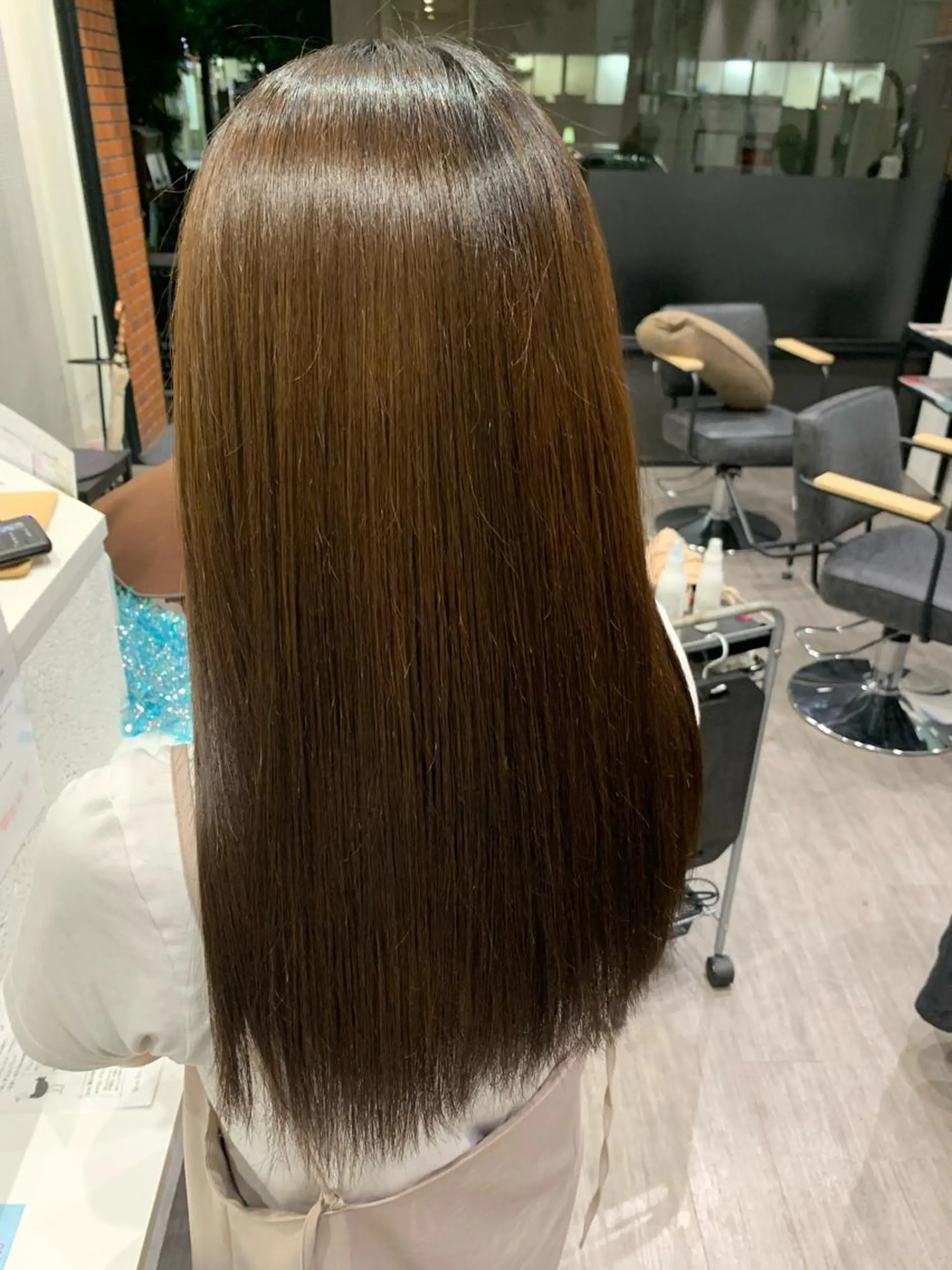 セミロング 【酸性ストレート】 宮下和明のヘアスタイル