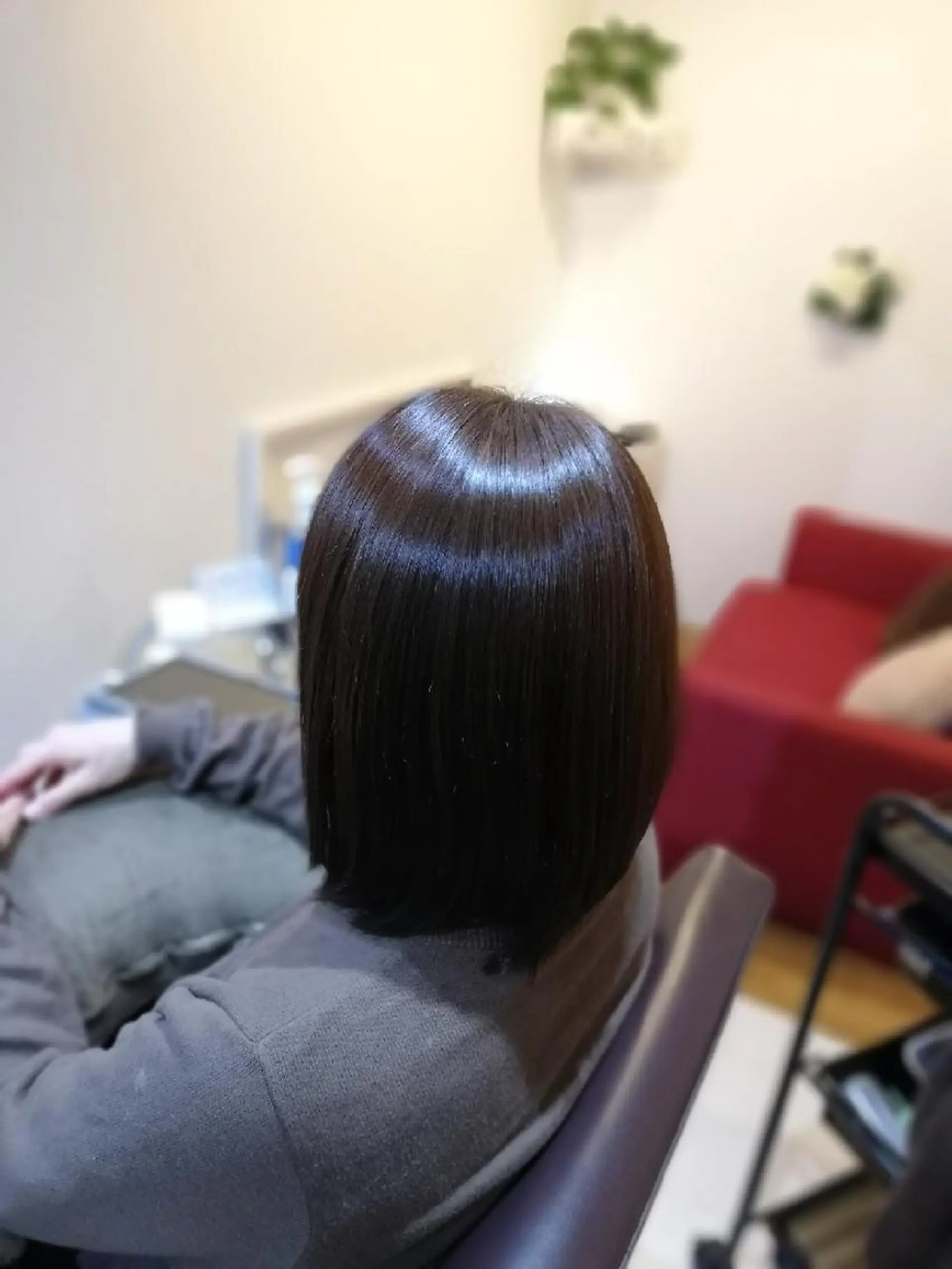 ミディアム カラー カット ヘアカラー トリートメント 北林 弘展のヘアスタイル