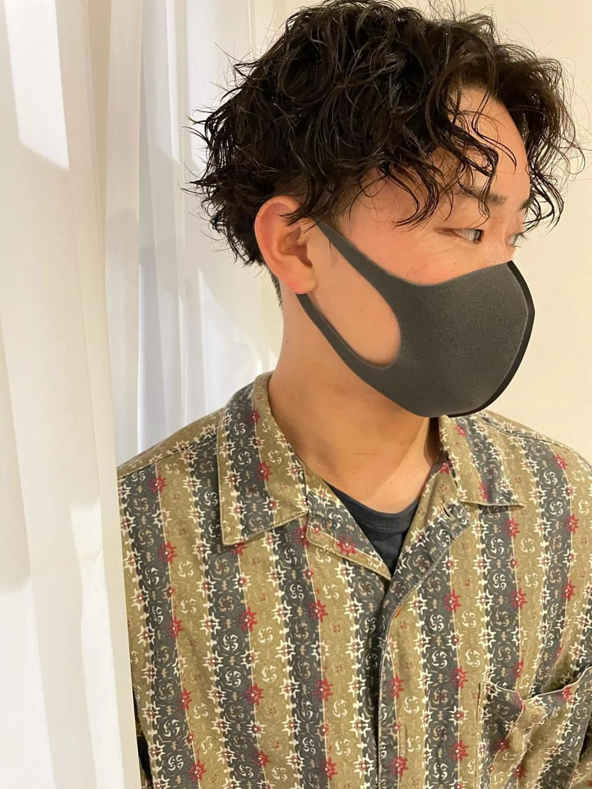 パーマ メンズ パーマ 藤井 みなみのヘアスタイル