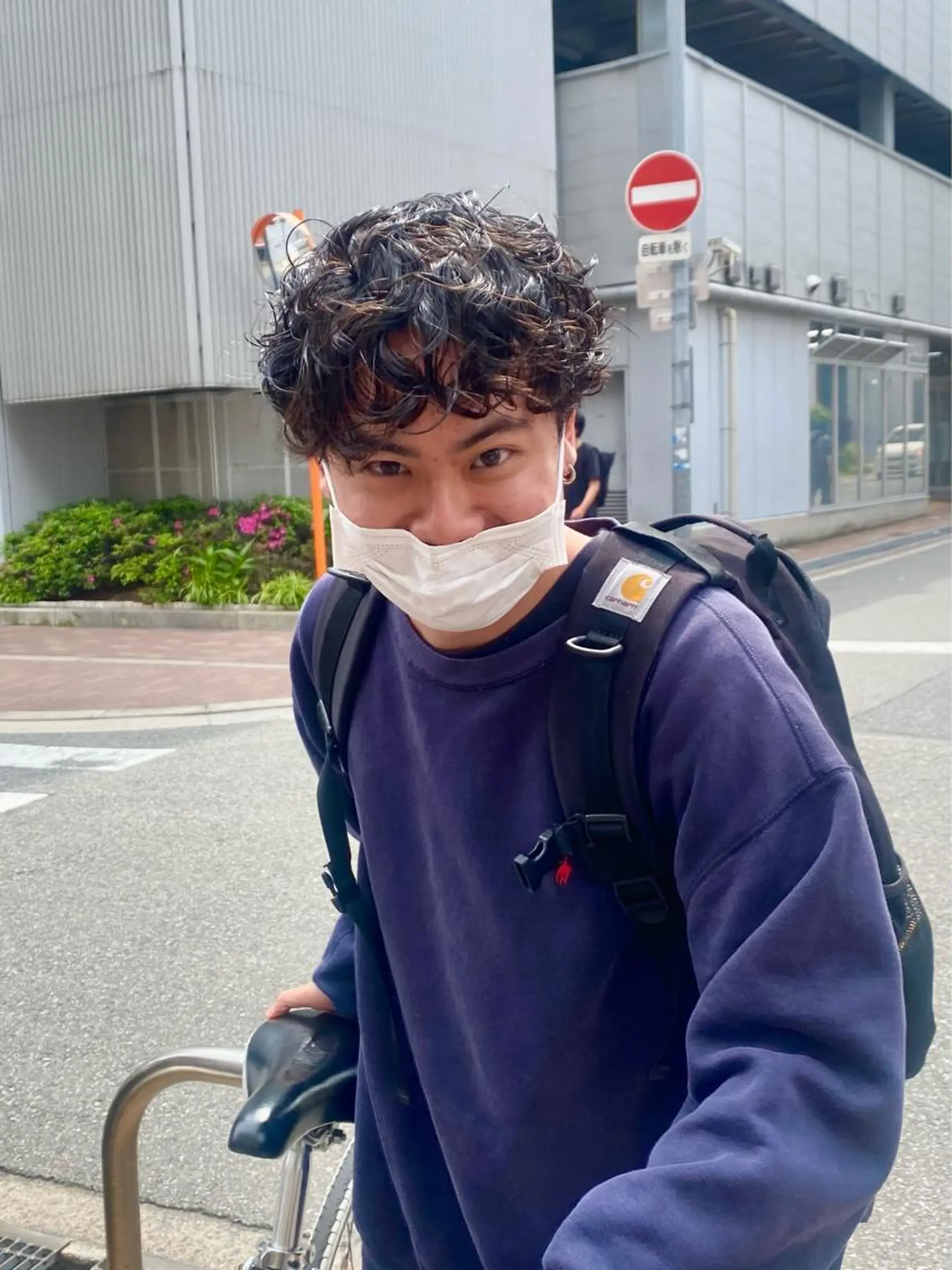 パーマ メンズ カット パーマ トリートメント BELLA阿部野 TOMOMIのヘアスタイル