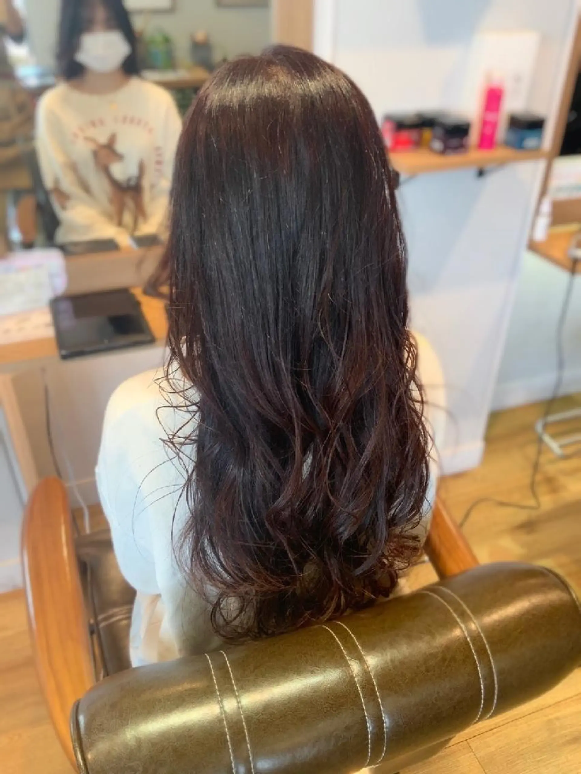 カラー ピンクカラー バイオレットカラー ヘアカラー トリートメント 堀 望美のヘアスタイル