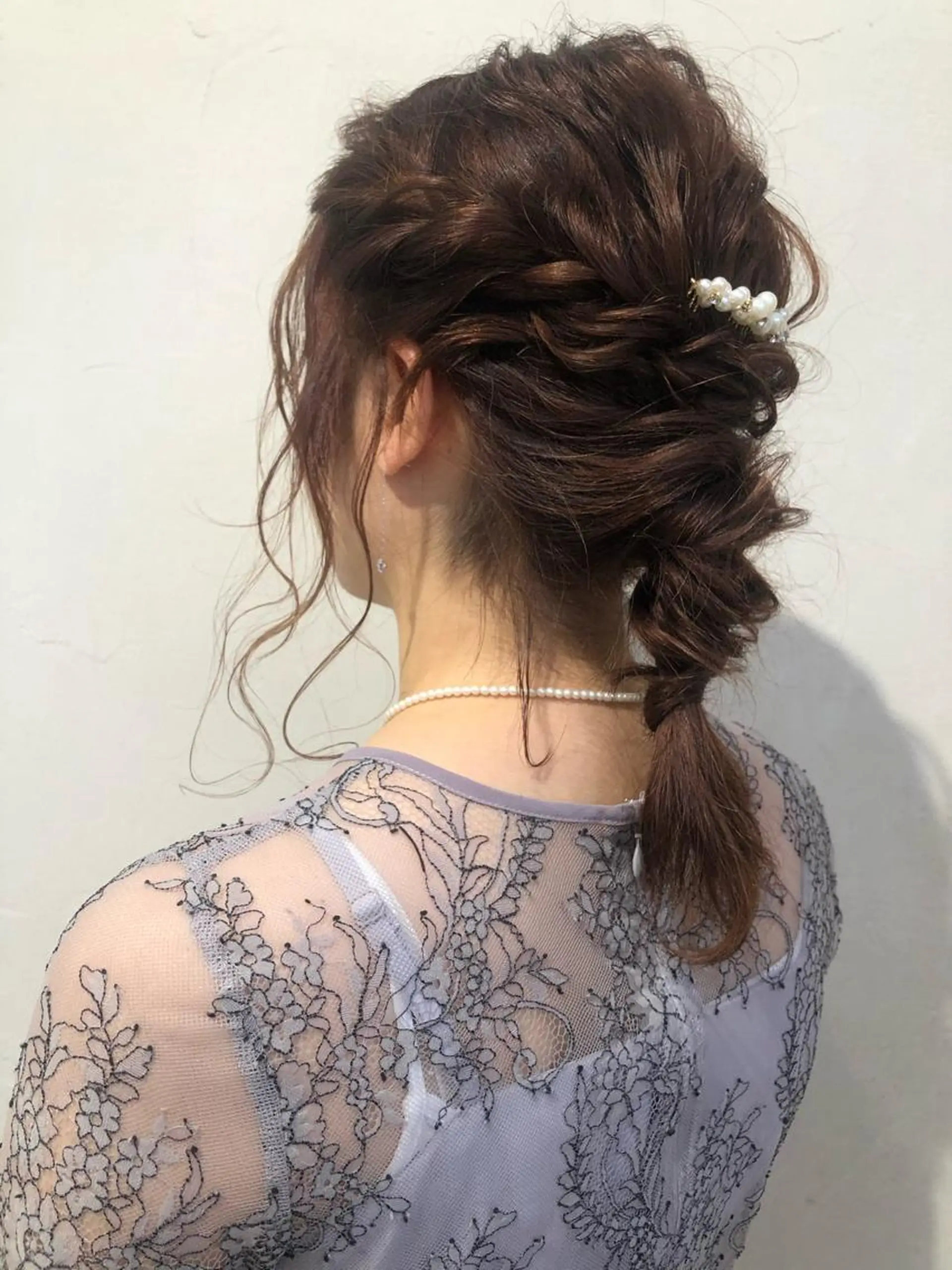 ヘアアレンジ レイヤーカット/ 透明感カラーmikuのヘアスタイル