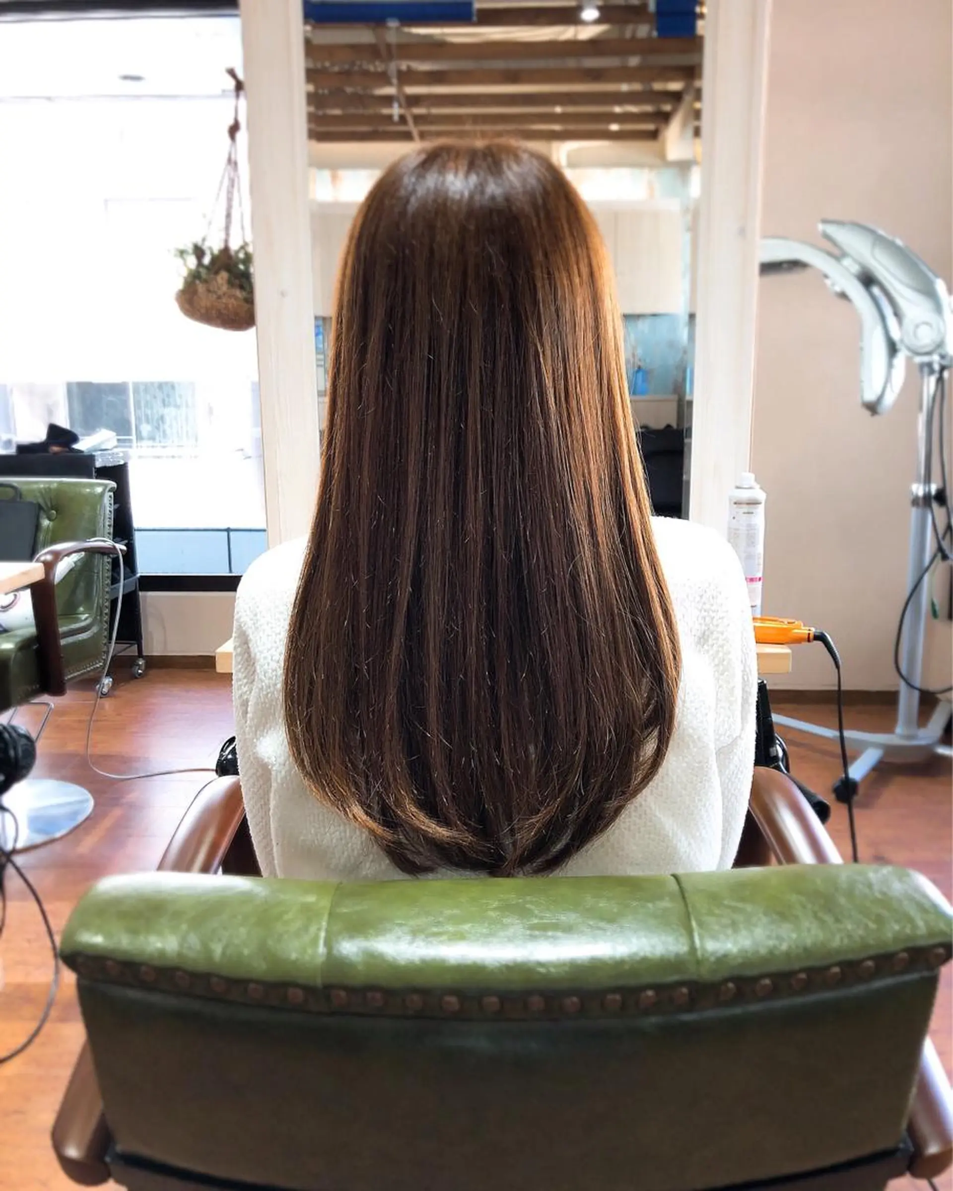 ロング カット ヘアカラー トリートメント @ KENのヘアスタイル