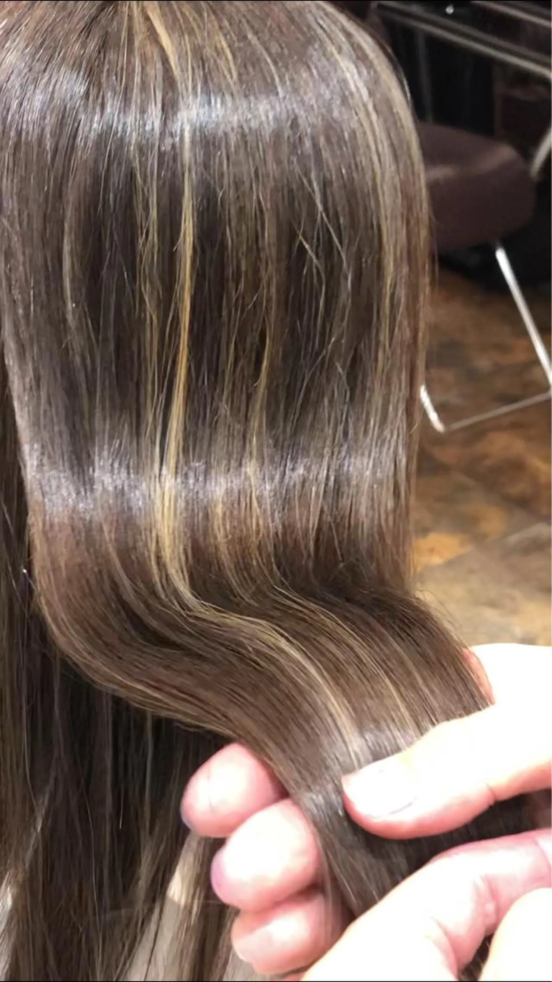 ロング 髪質改善 縮毛矯正 トリートメント ✨髪質改善矯正× ブリーチ✨YU-KIのヘアスタイル