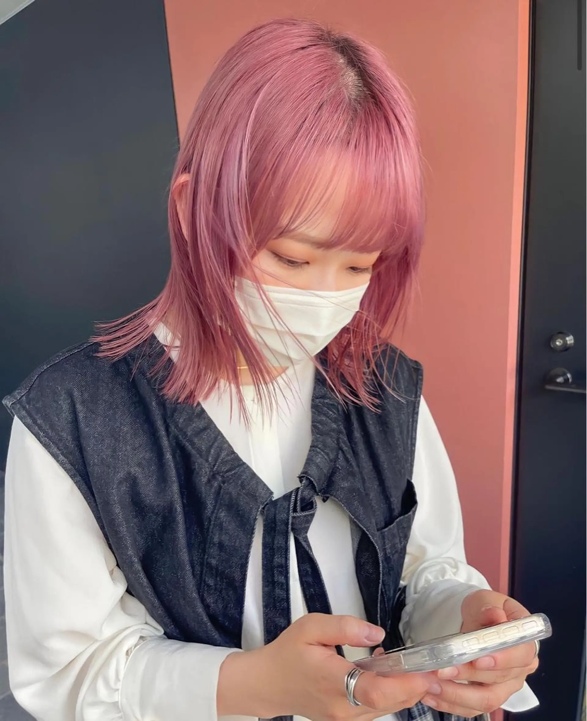 ミディアム カラー ヘアアレンジ ブリーチ ケアブリーチ ケアブリーチ/ ハイトーン/牧野のヘアスタイル