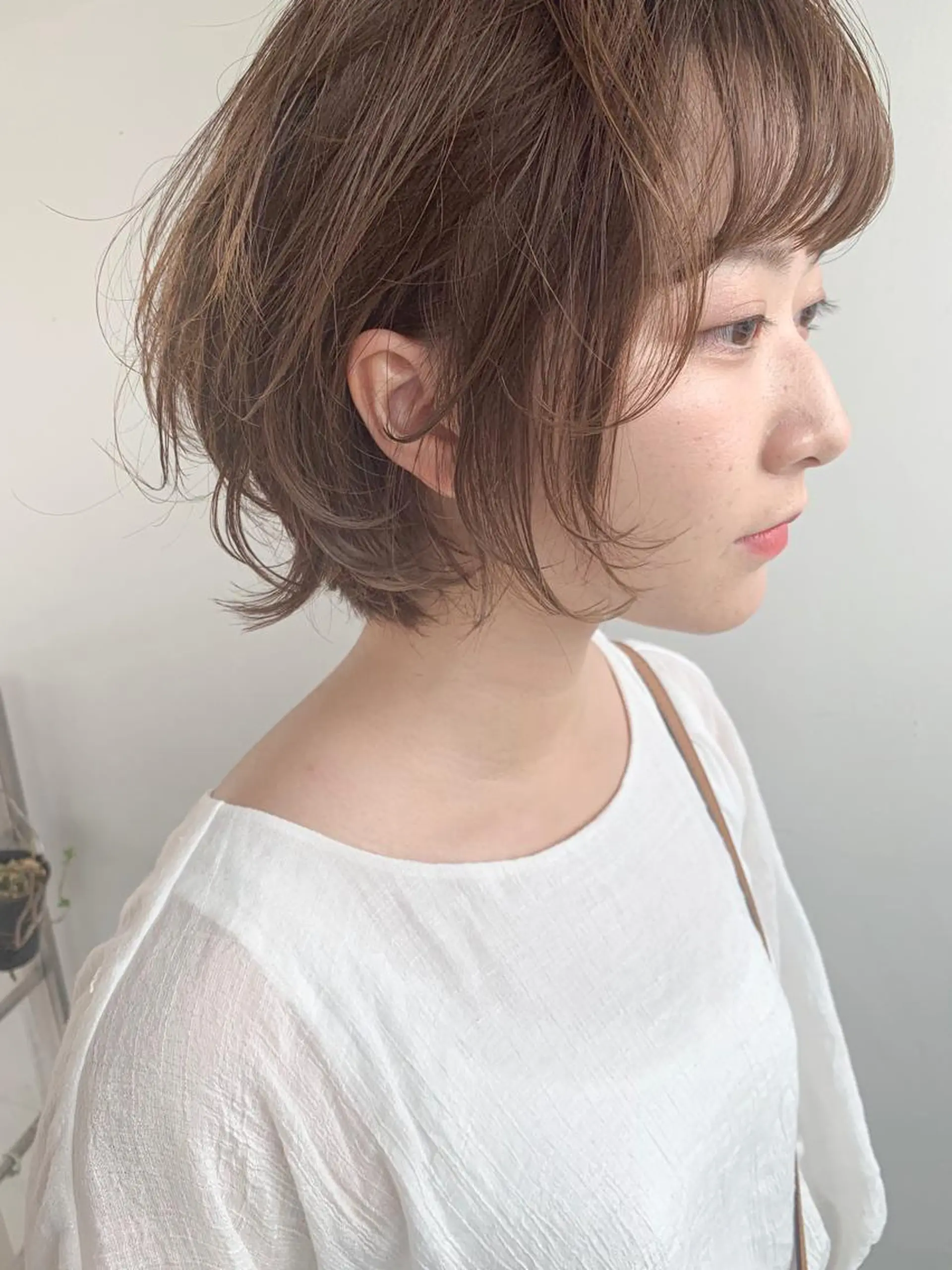 ショート カラー パーマ ショート/レイヤー なら石井知希のヘアスタイル