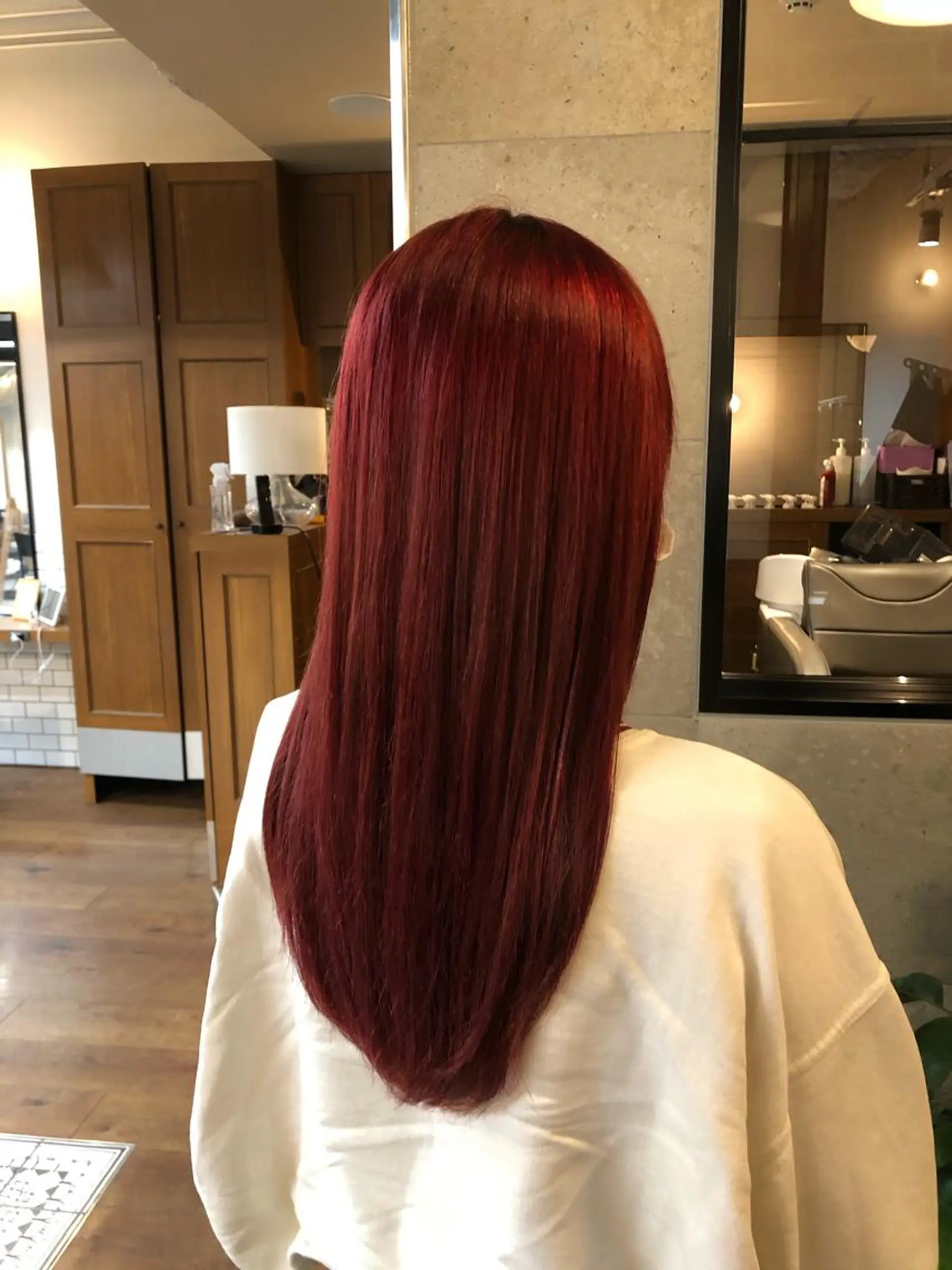 ロング カラー 人気のレイヤーカット TAROのヘアスタイル