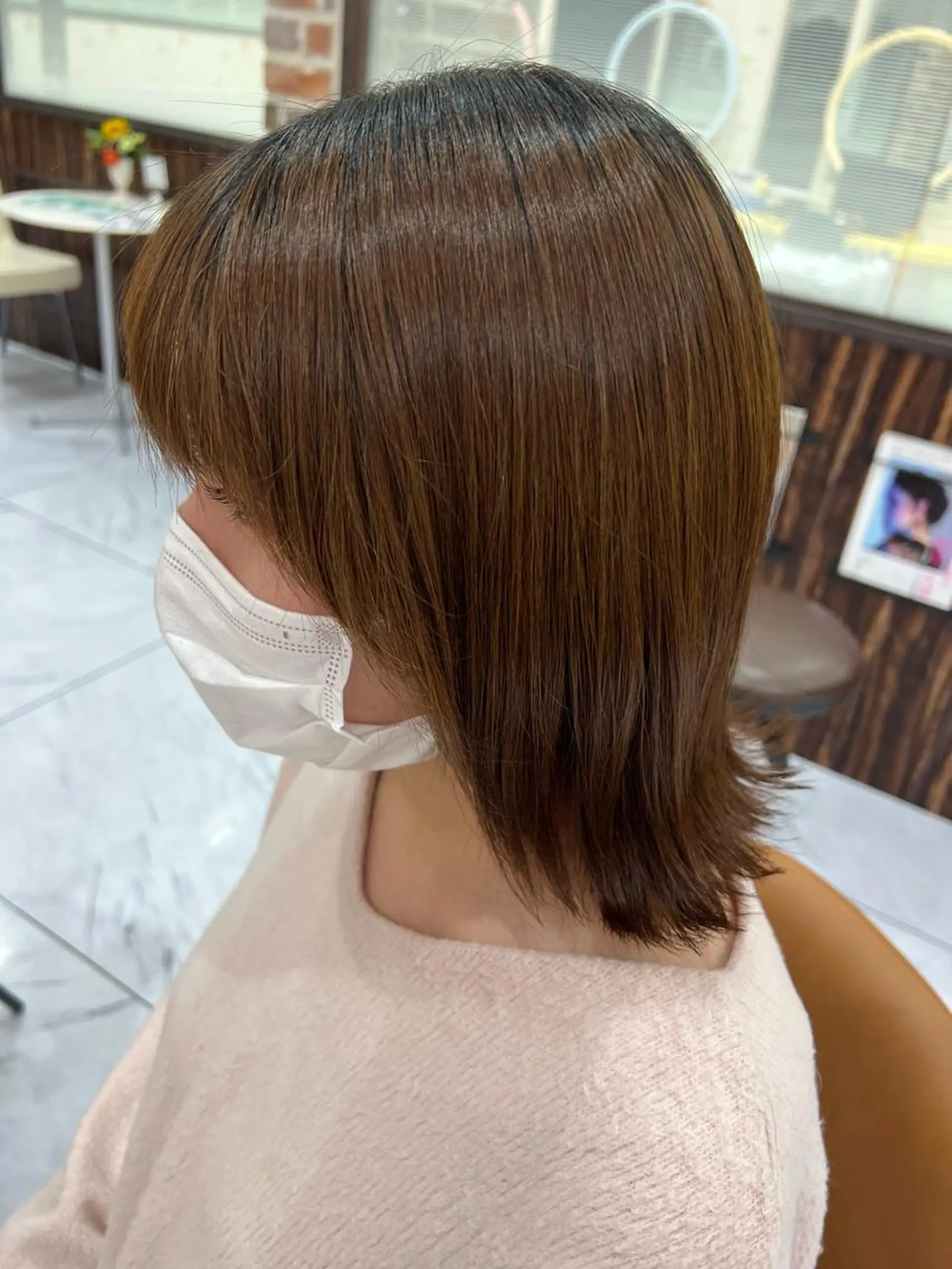 ミディアム あんどう ゆうかのヘアスタイル