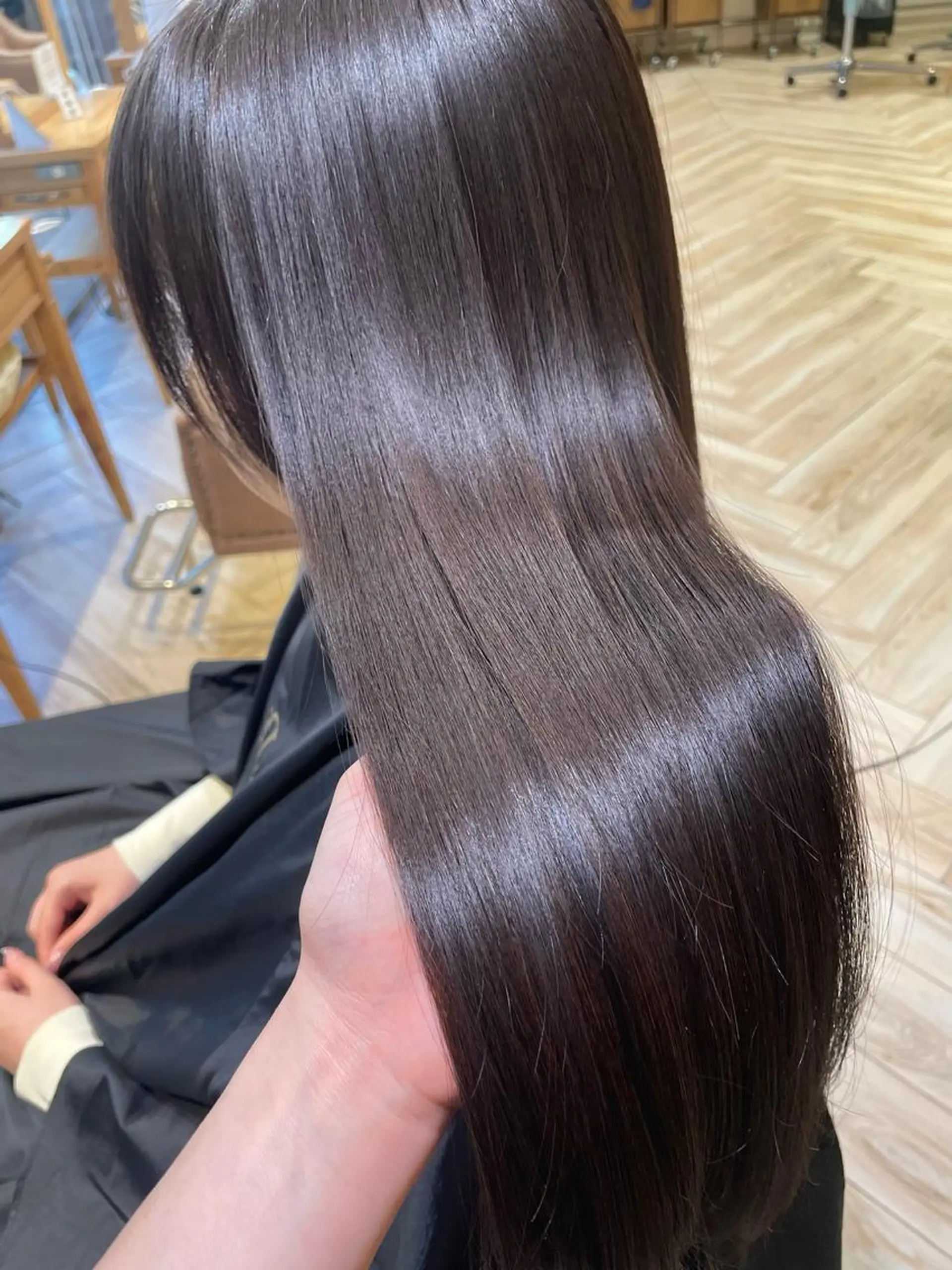 ロング カラー イルミナカラー トリートメント カット ヘアカラー ヘッドスパ BiBi    武田 あやのヘアスタイル