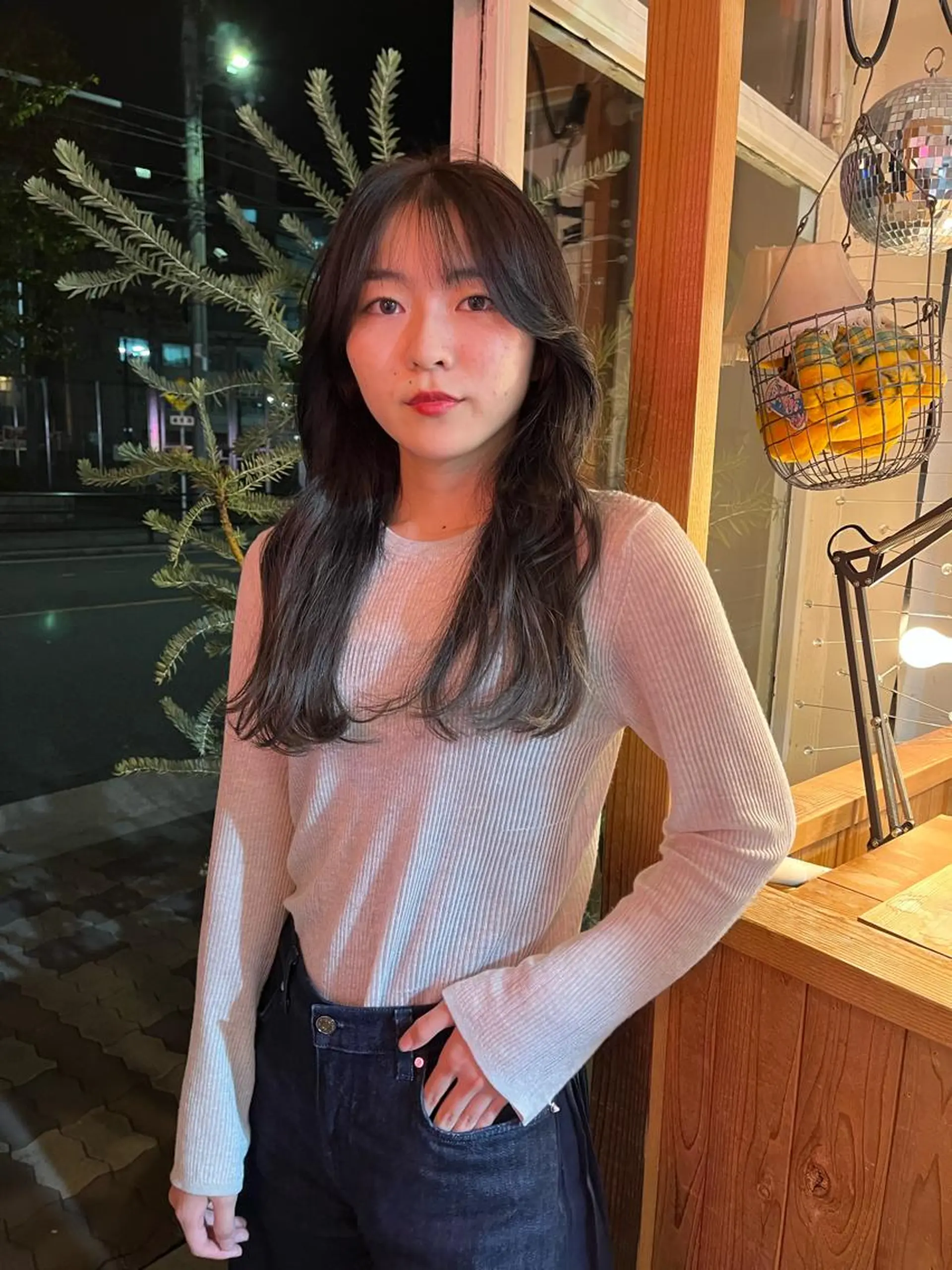 ロング 韓国風ヘア カット iru所属・mi kiのヘアスタイル