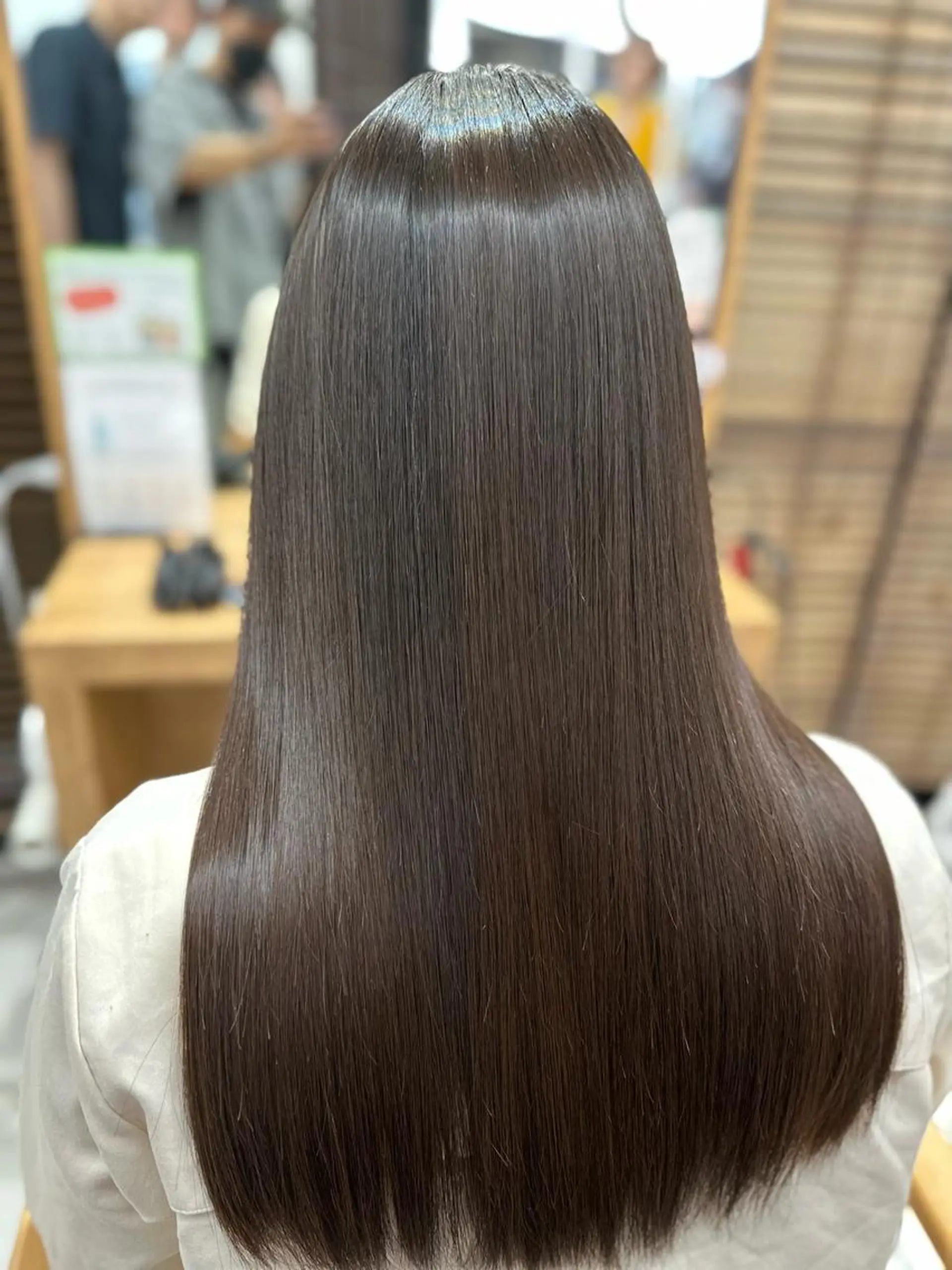 ロング カット 縮毛矯正 ボブ/ナチュラル 西宮北口/みなみのヘアスタイル
