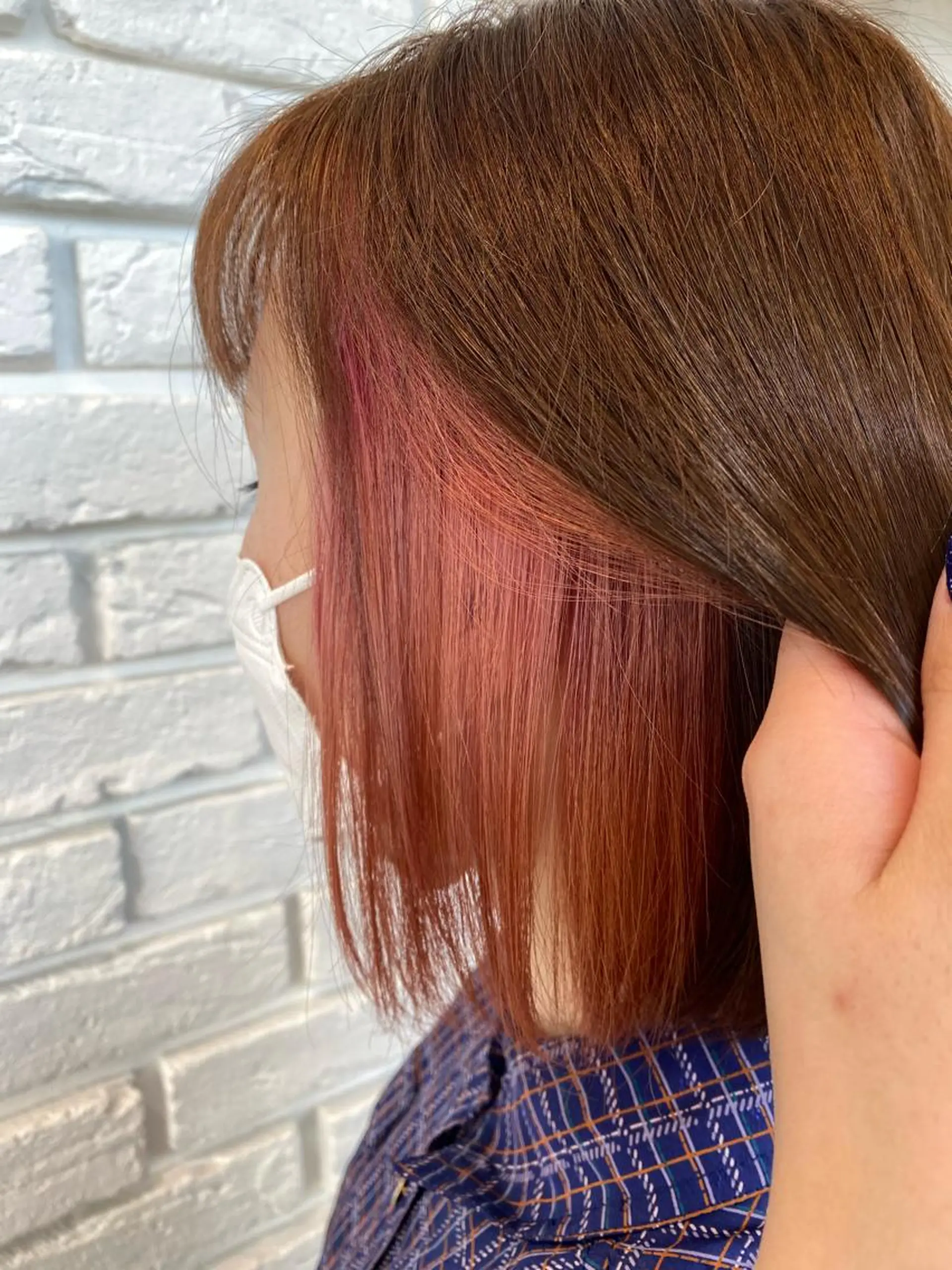 ミディアム ヘアカラー ROSEL 沢津橋  楓のヘアスタイル