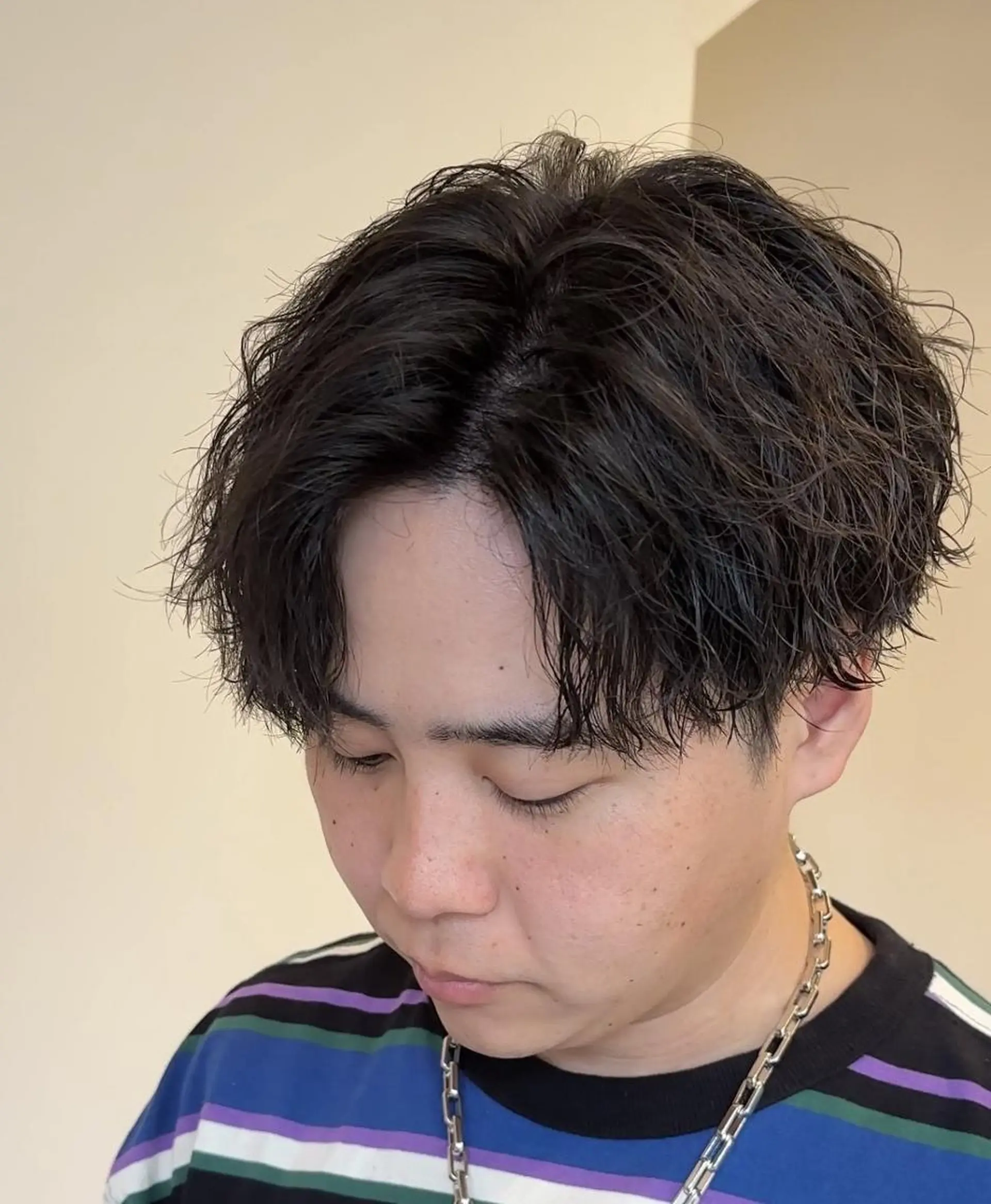 メンズ パーマ カット パーマ 小平 颯真のヘアスタイル