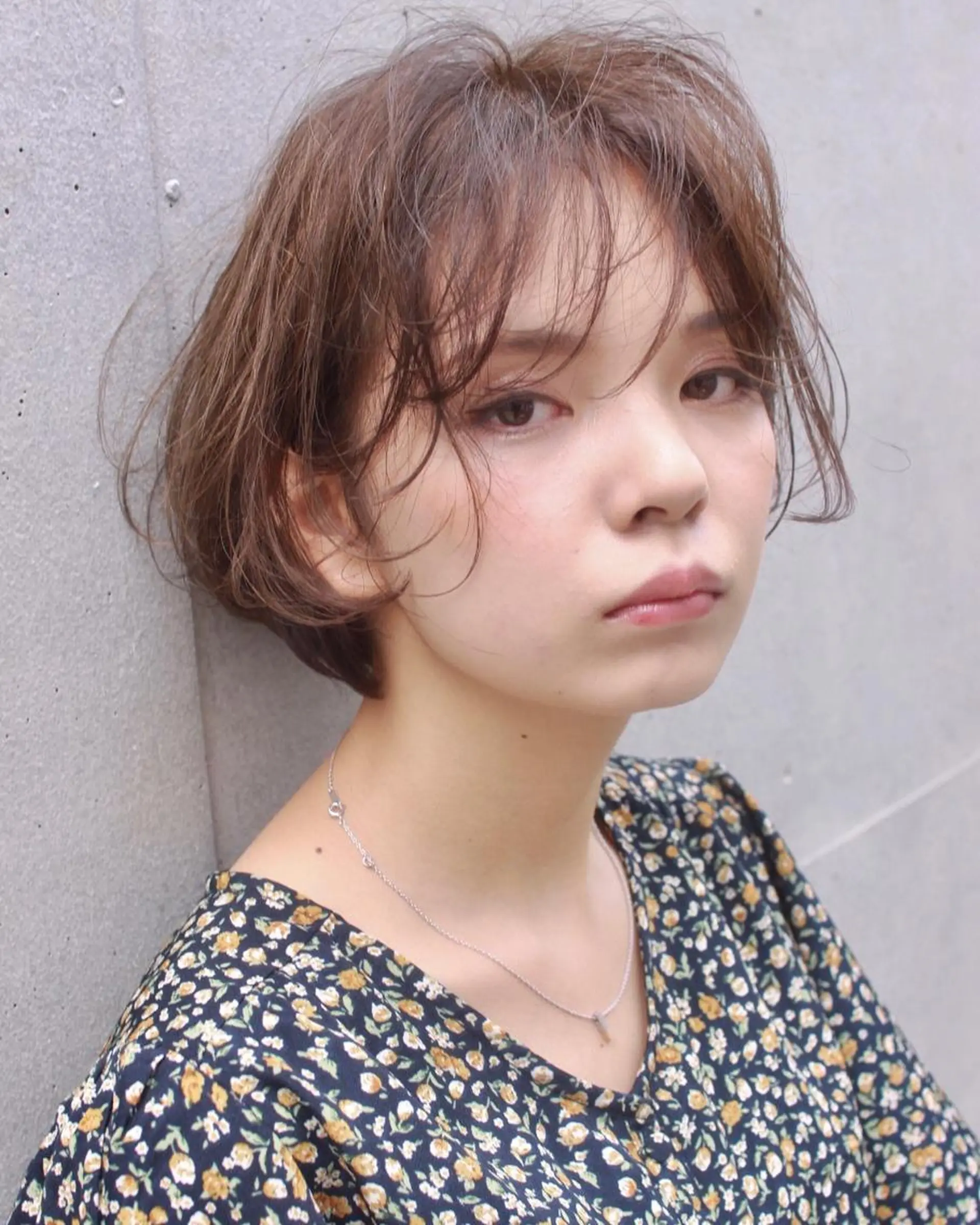 ショート カラー パーマ amie 新小岩駅 南口店【アミ】のヘアスタイル