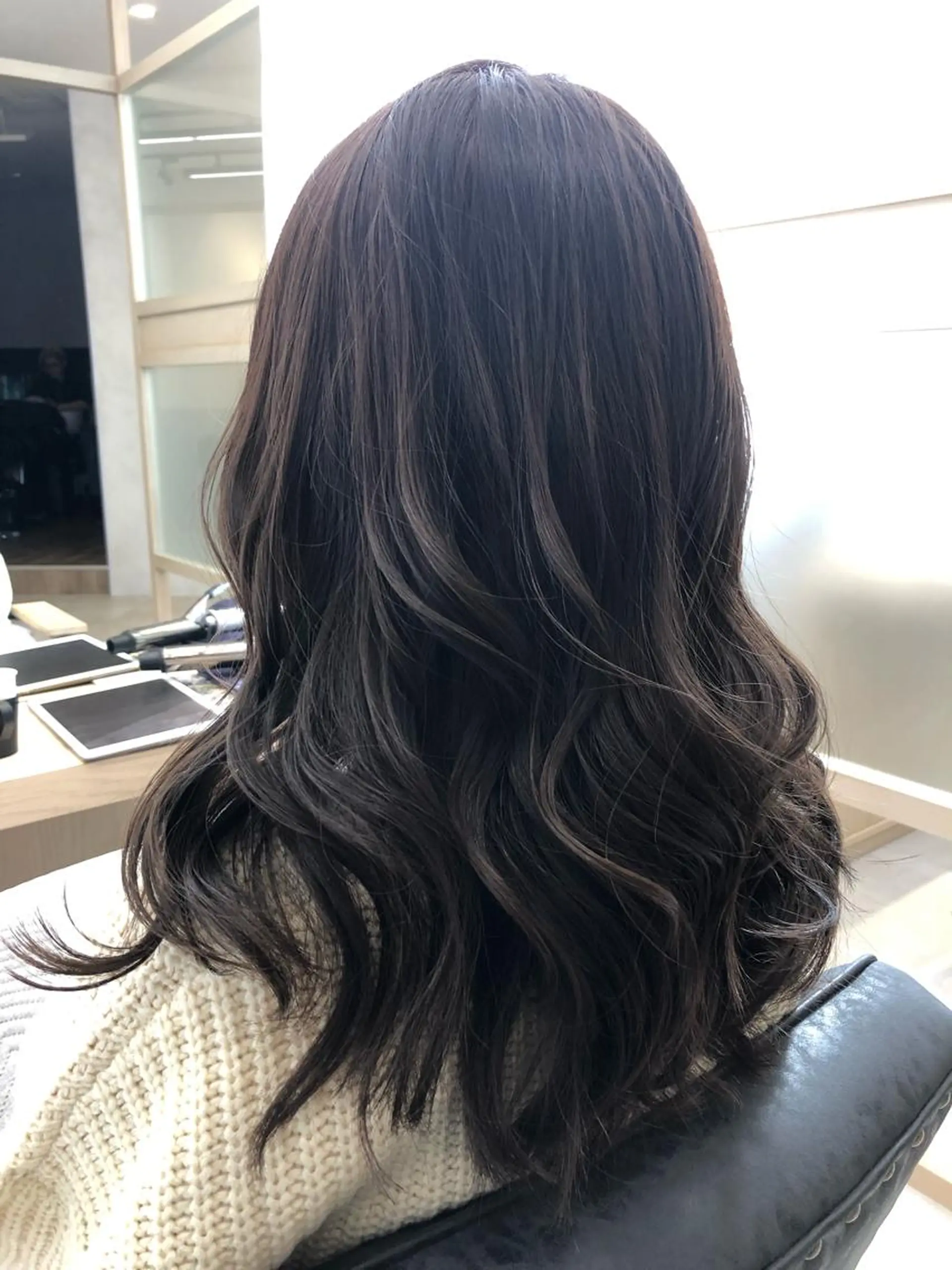 セミロング カラー パーマ 天野 涼のヘアスタイル