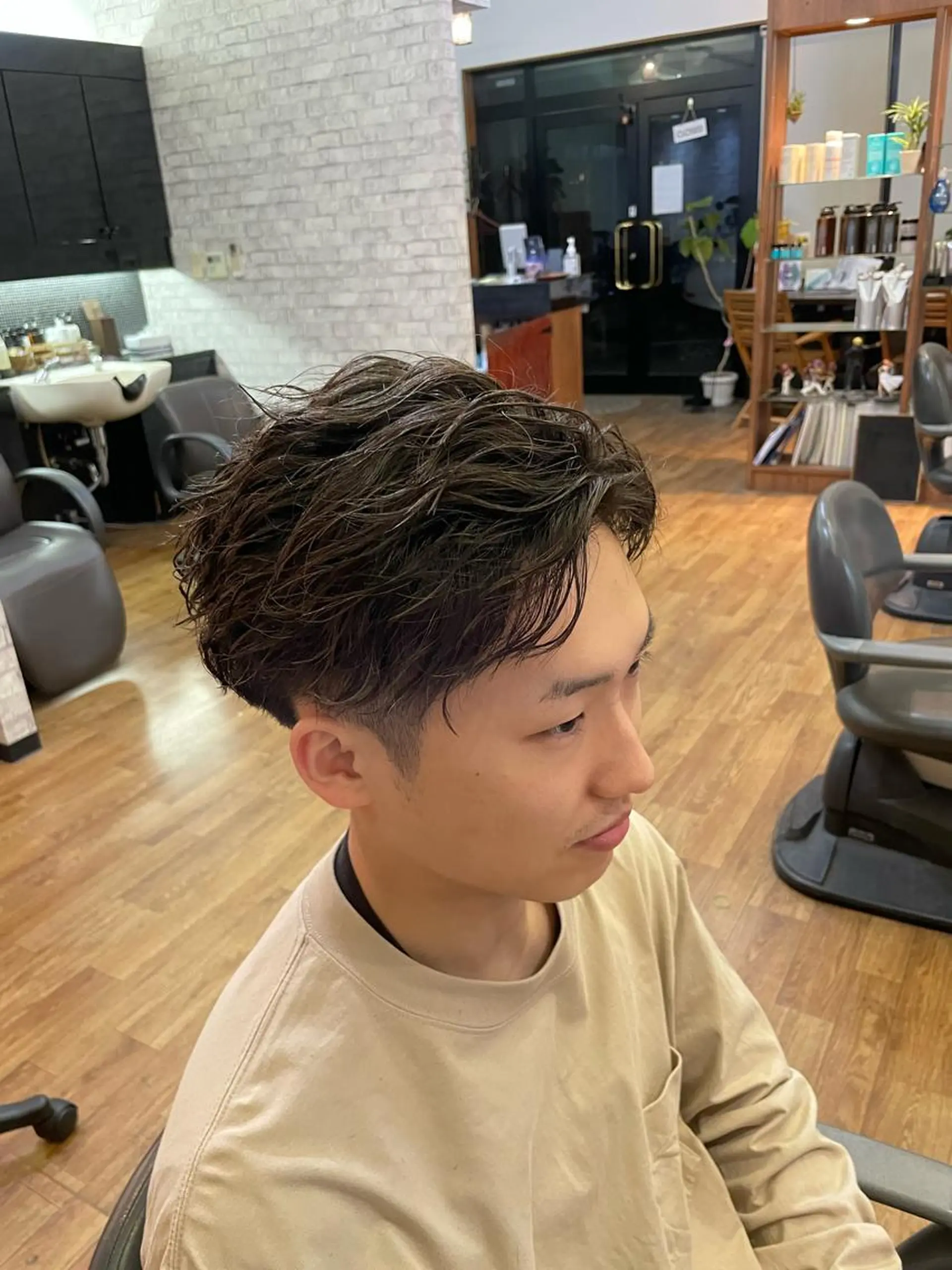 パーマ メンズ カット パーマ ✨髪質改善✨ HIROTOのヘアスタイル