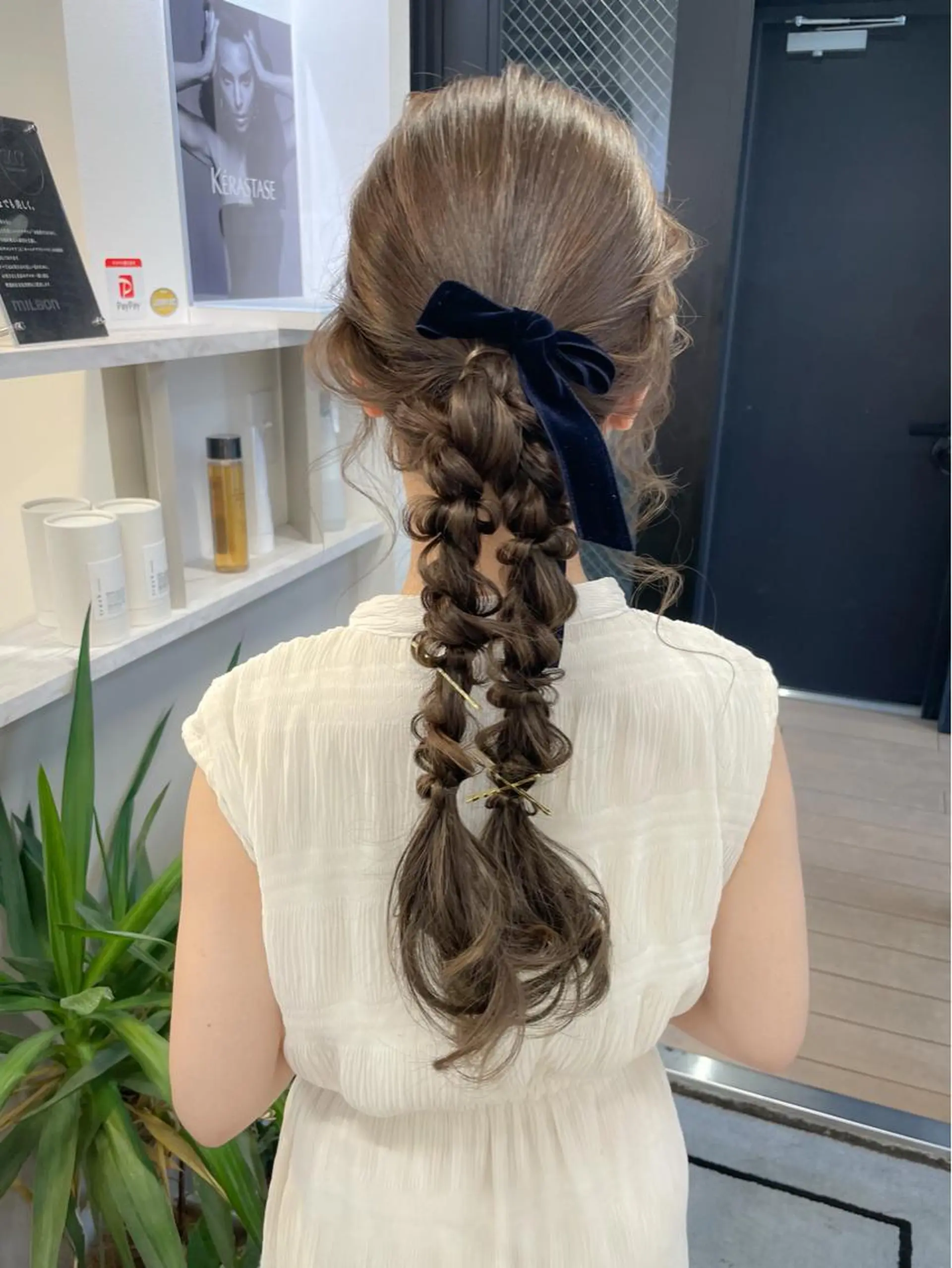 ロング カラー ヘアアレンジ ポニーテール カット ヘアカラー トリートメント autre所属・大久保 ひでなりのヘアスタイル