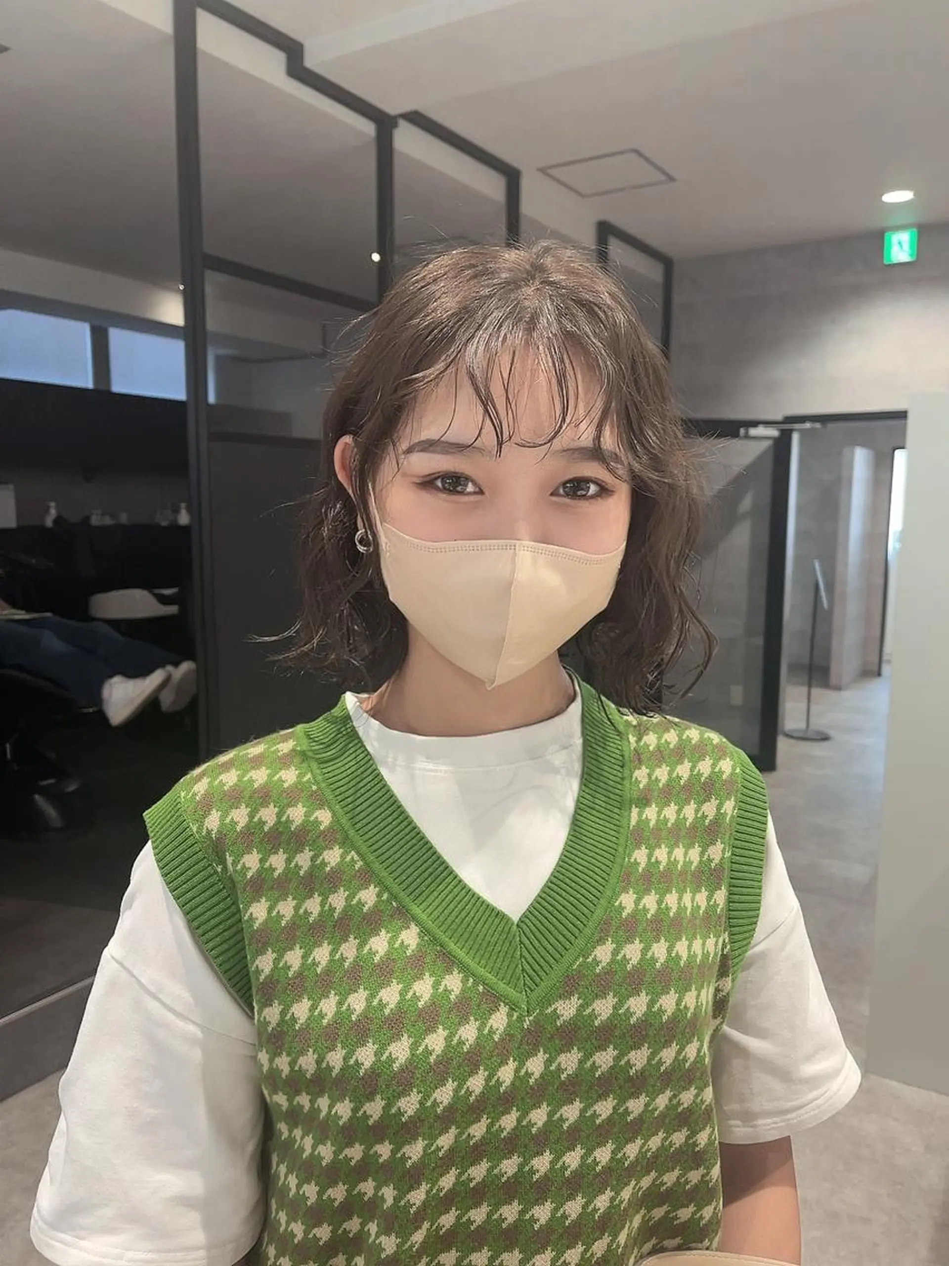 ショート カラー パーマ MIES amane(アマネ)のヘアスタイル