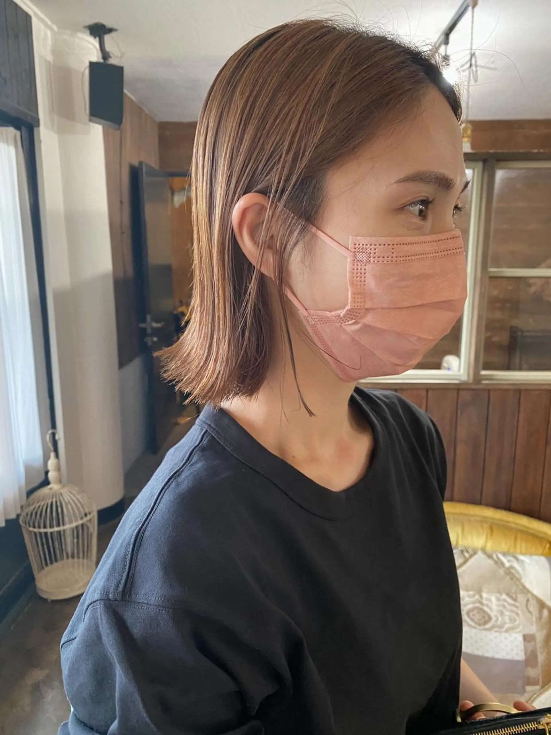 カラー カット 艶カラー🫧 MOMOYOのヘアスタイル