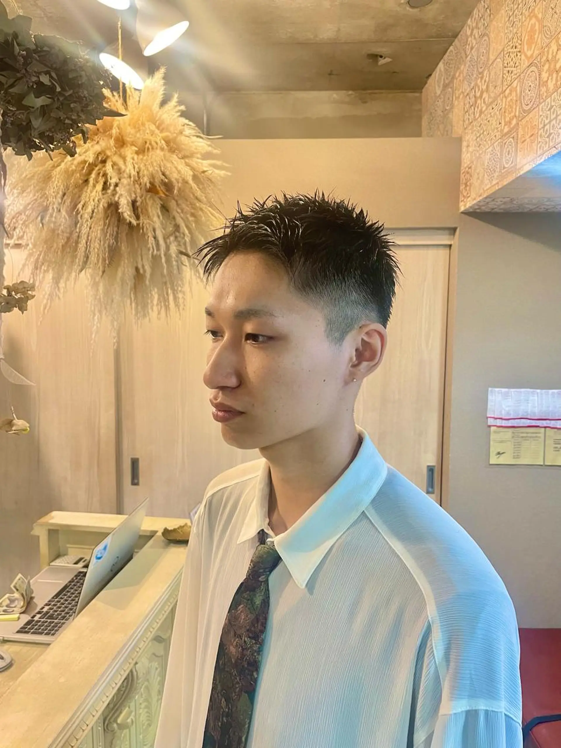 ショート メンズ 荒牧 絵美のヘアスタイル