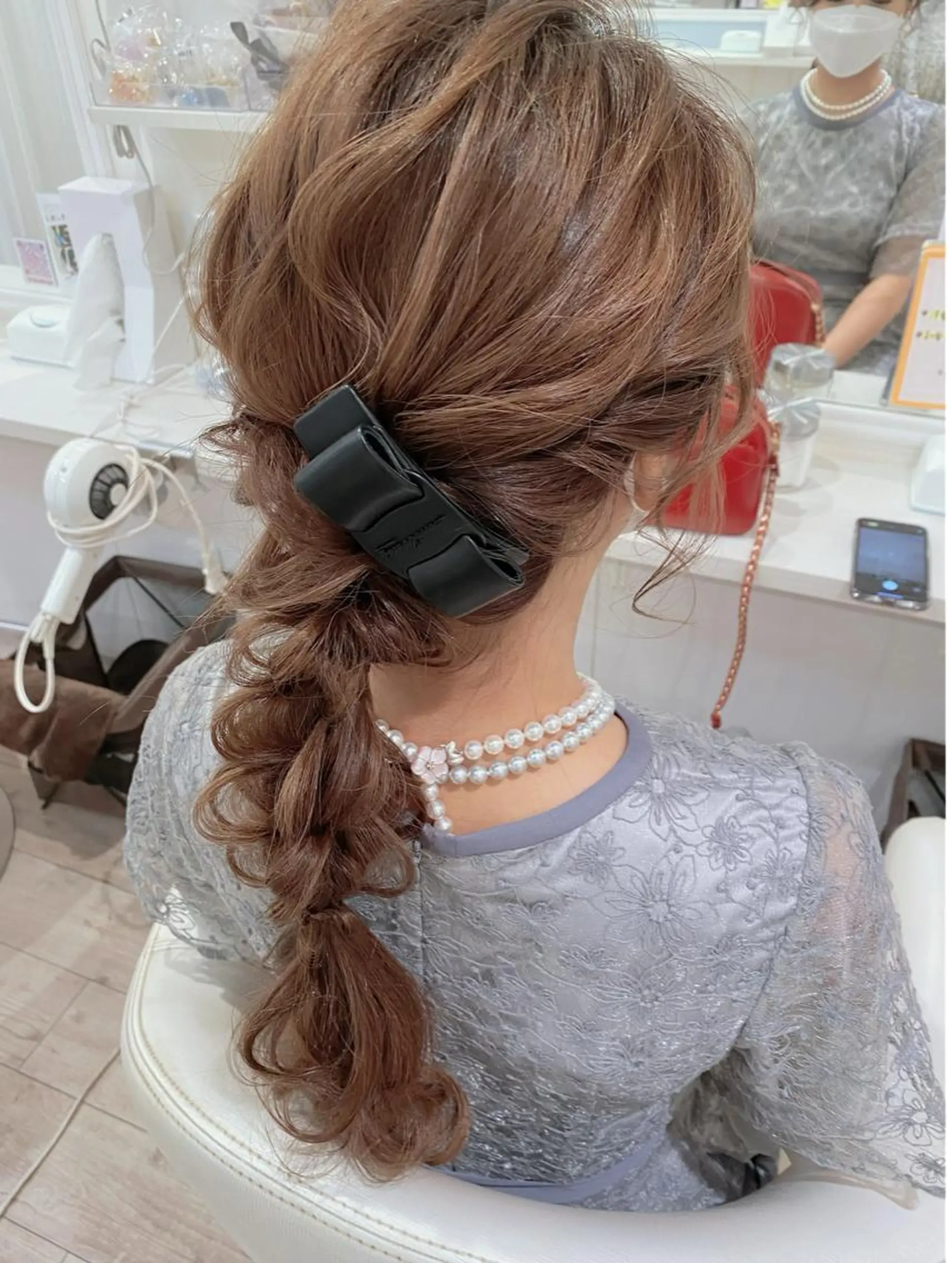 ロング ヘアアレンジ セットサロン      ラフテル所属・大阪/ヘアアレンジ /似合わせset💐のヘアスタイル