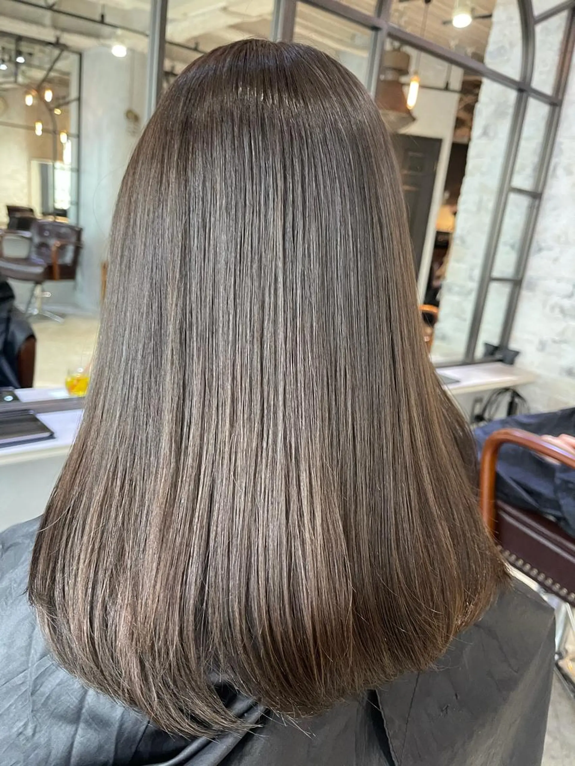 ミディアム カラー 髪質改善/艶髪特化 /柔らかさ/清水翔矢のヘアスタイル