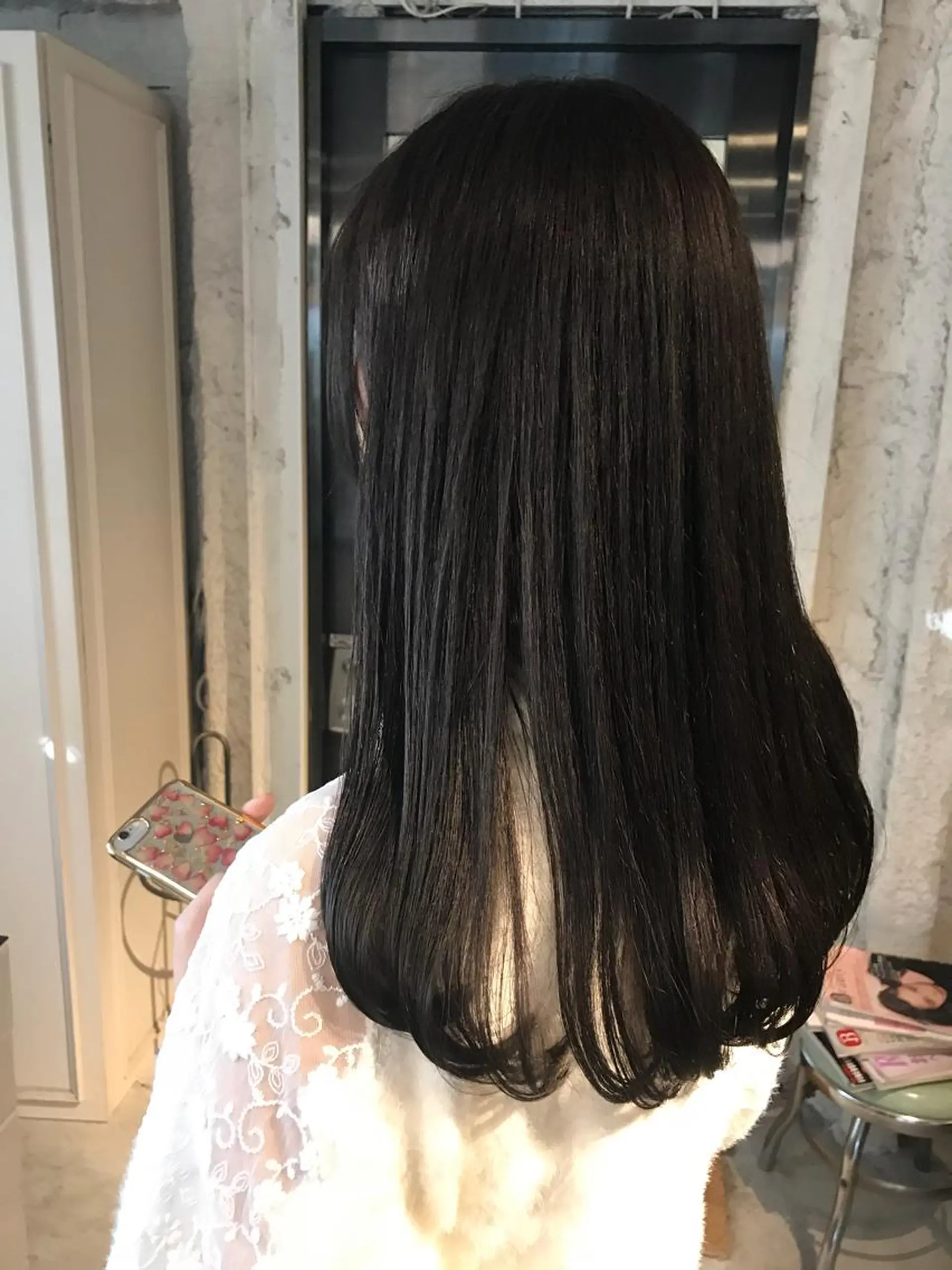 ロング カラー パーマ 再現度&髪質改善 LISAのヘアスタイル