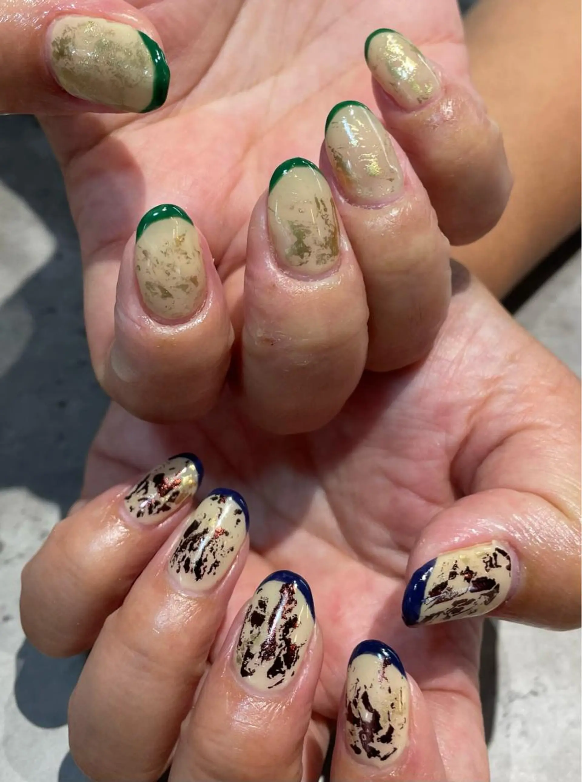 ネイル フレンチネイル ニュアンスネイル ハンドネイル ROCCO nailのネイルデザイン