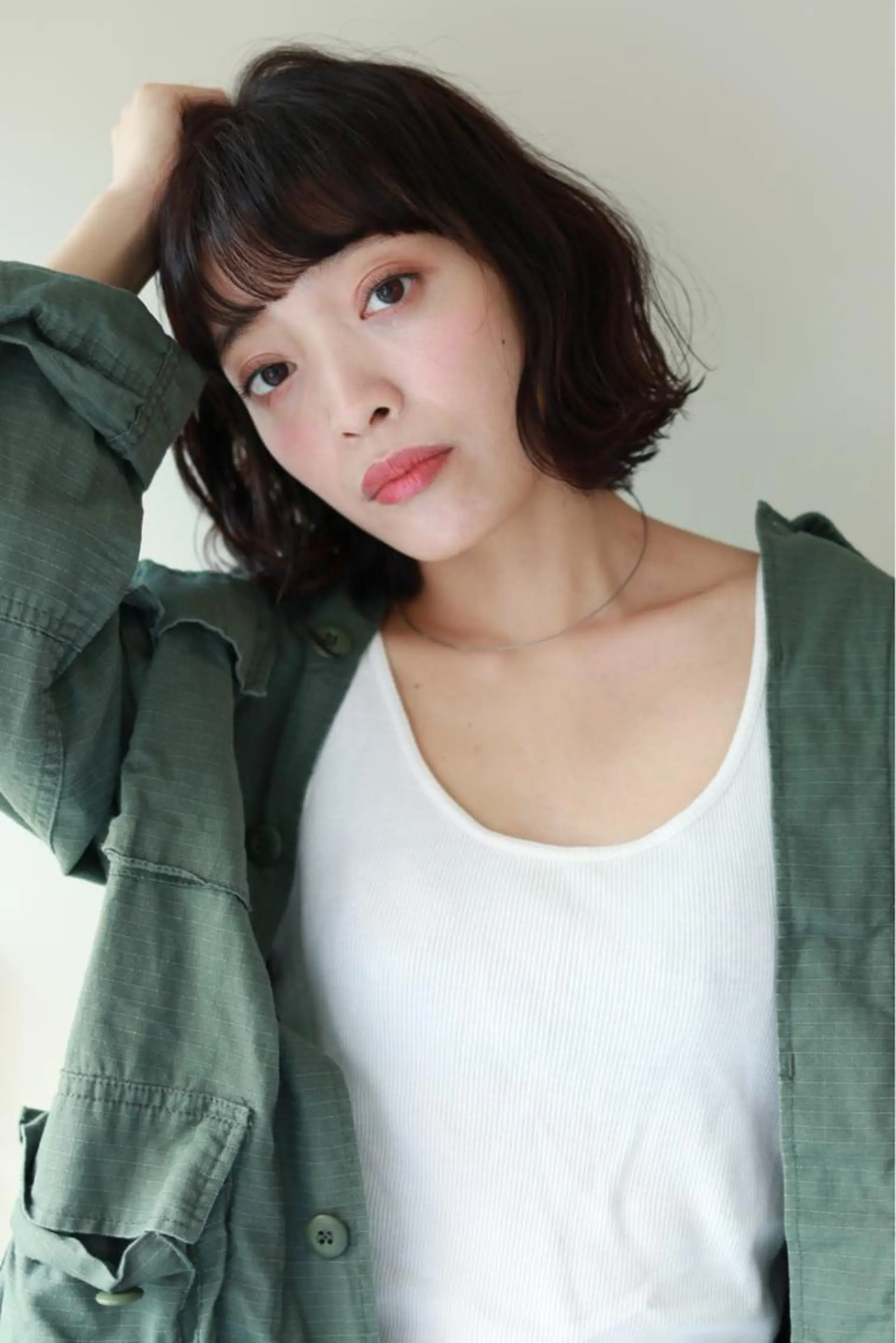 ショート カラー ブラウンカラー ナチュラルブラウン カット トリートメント ヘッドスパ 齋藤 咲のヘアスタイル