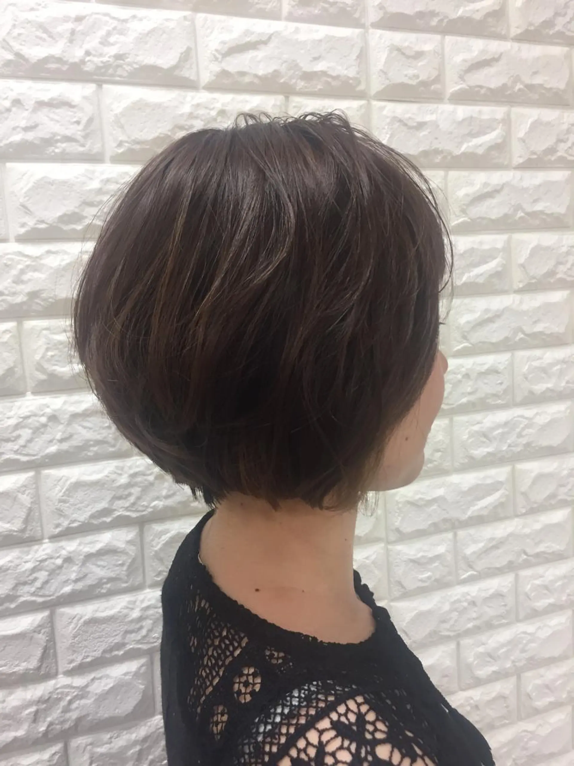 ショート ショートヘア カット 似合わせ.ﾍｱｾｯﾄ 得意🌹井上美沙のヘアスタイル