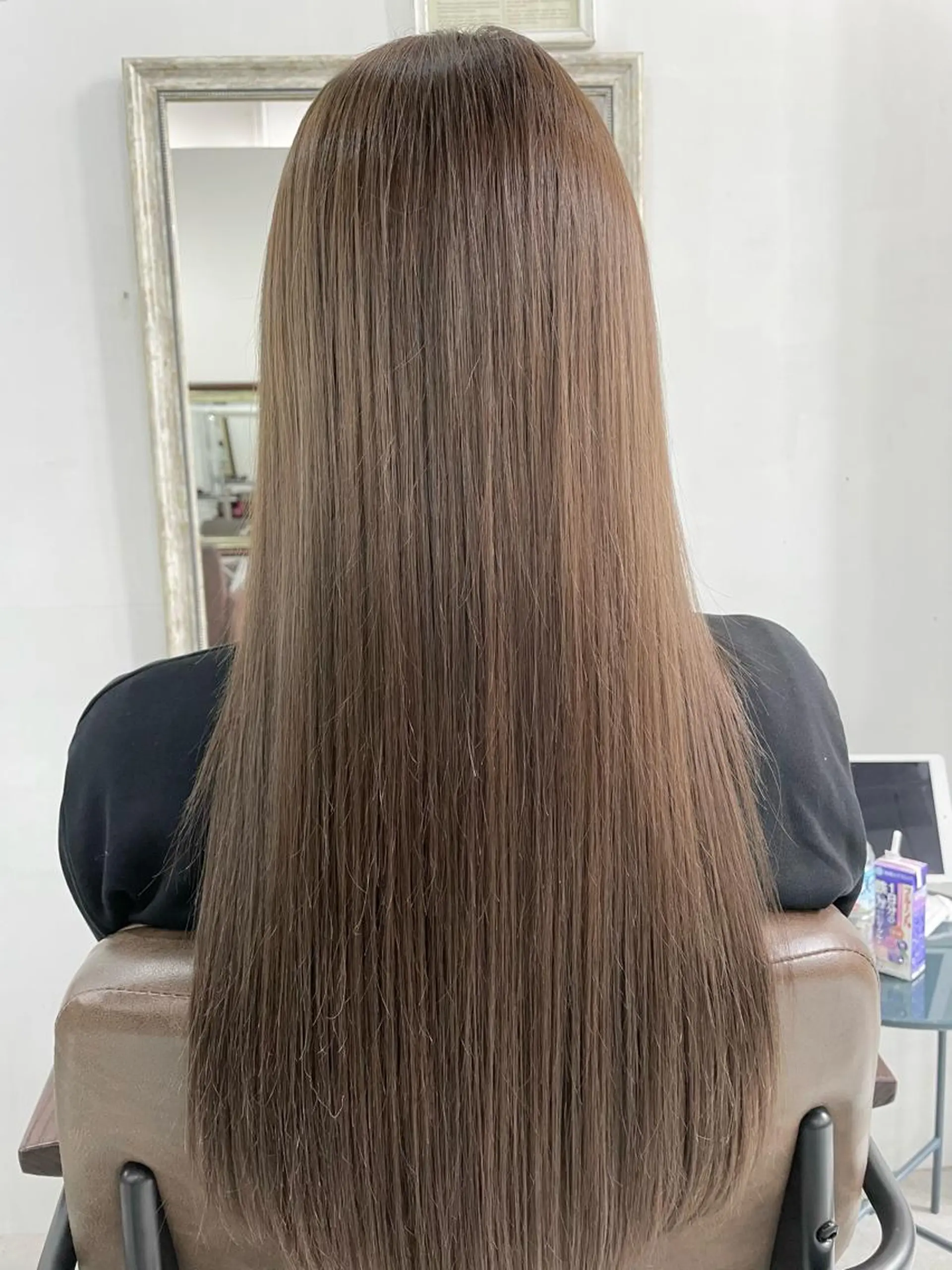 ロング カラー トリートメント 🩵縮毛矯正  髪質 改善 ツヤ髪🩵のヘアスタイル
