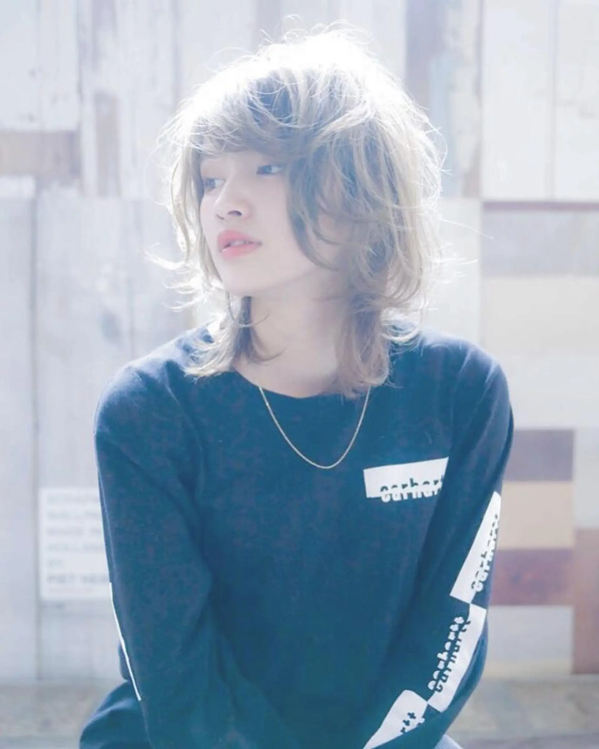 ミディアム カラー hao所属・西山 頌太のヘアスタイル