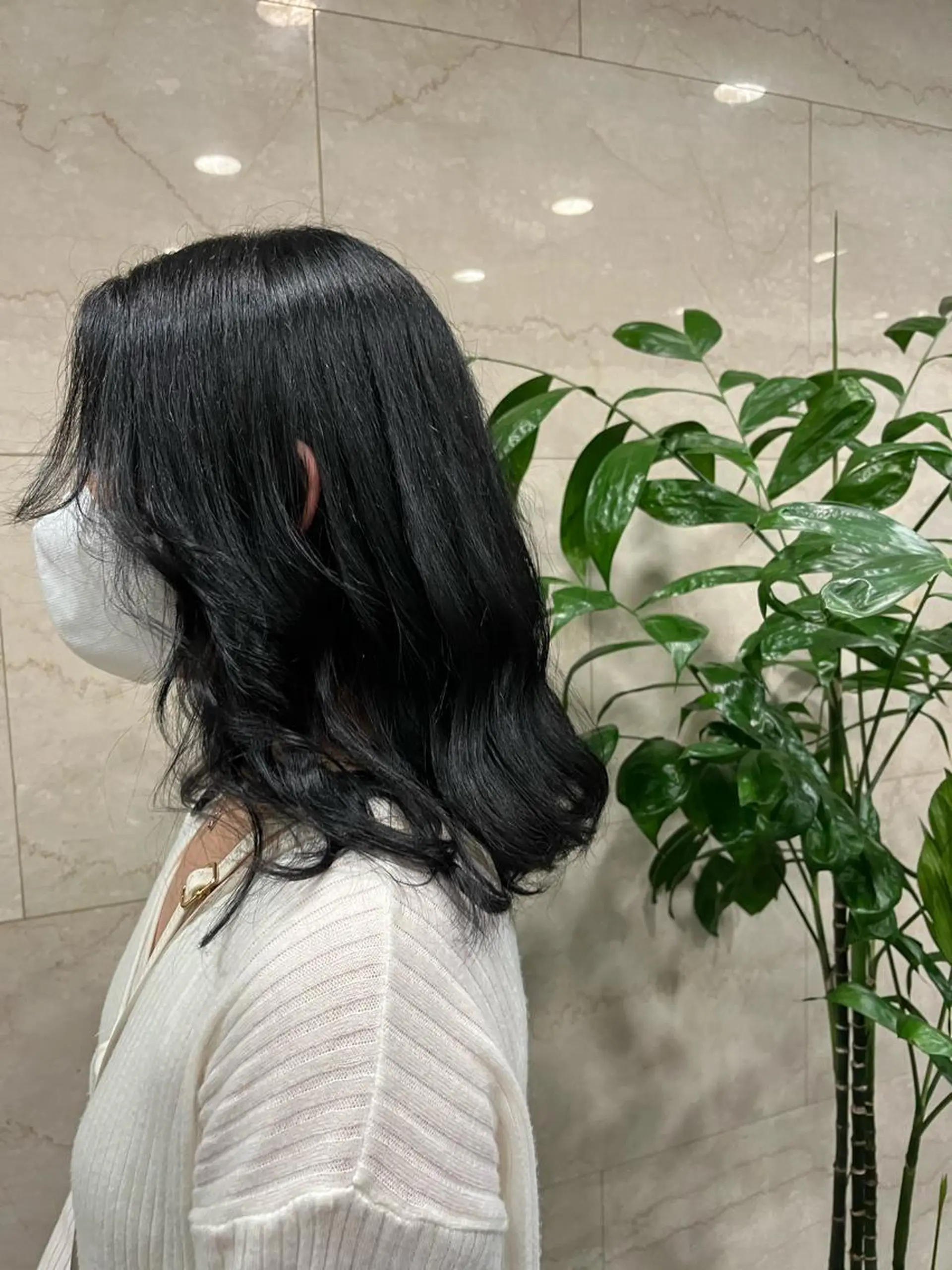 カラー こまつばらみお/レイ ヤー/ダブルカラーのヘアスタイル