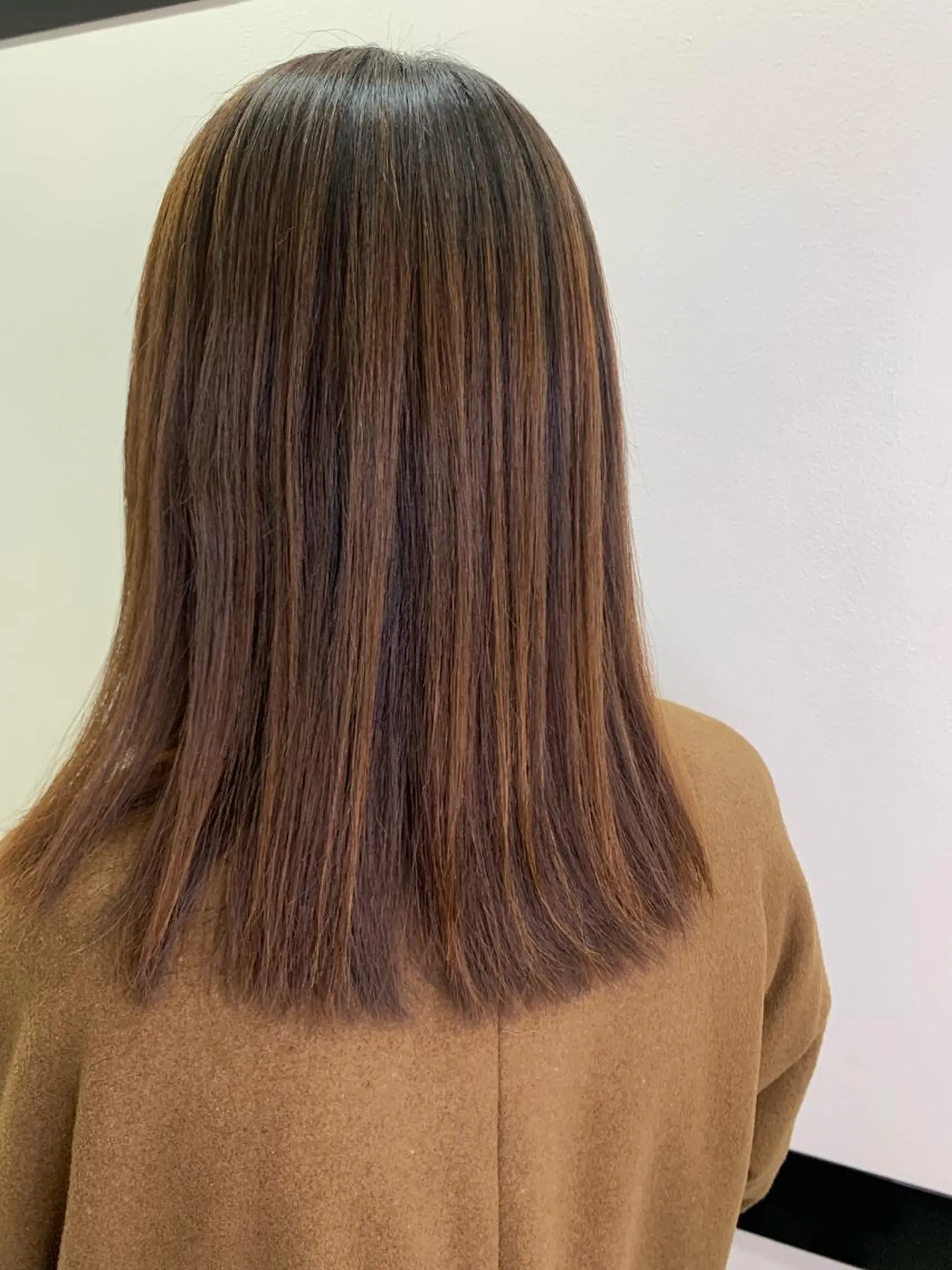 ミディアム 縮毛矯正 hair&spa  ainowa 泉佐野店所属・Itsuki .のヘアスタイル