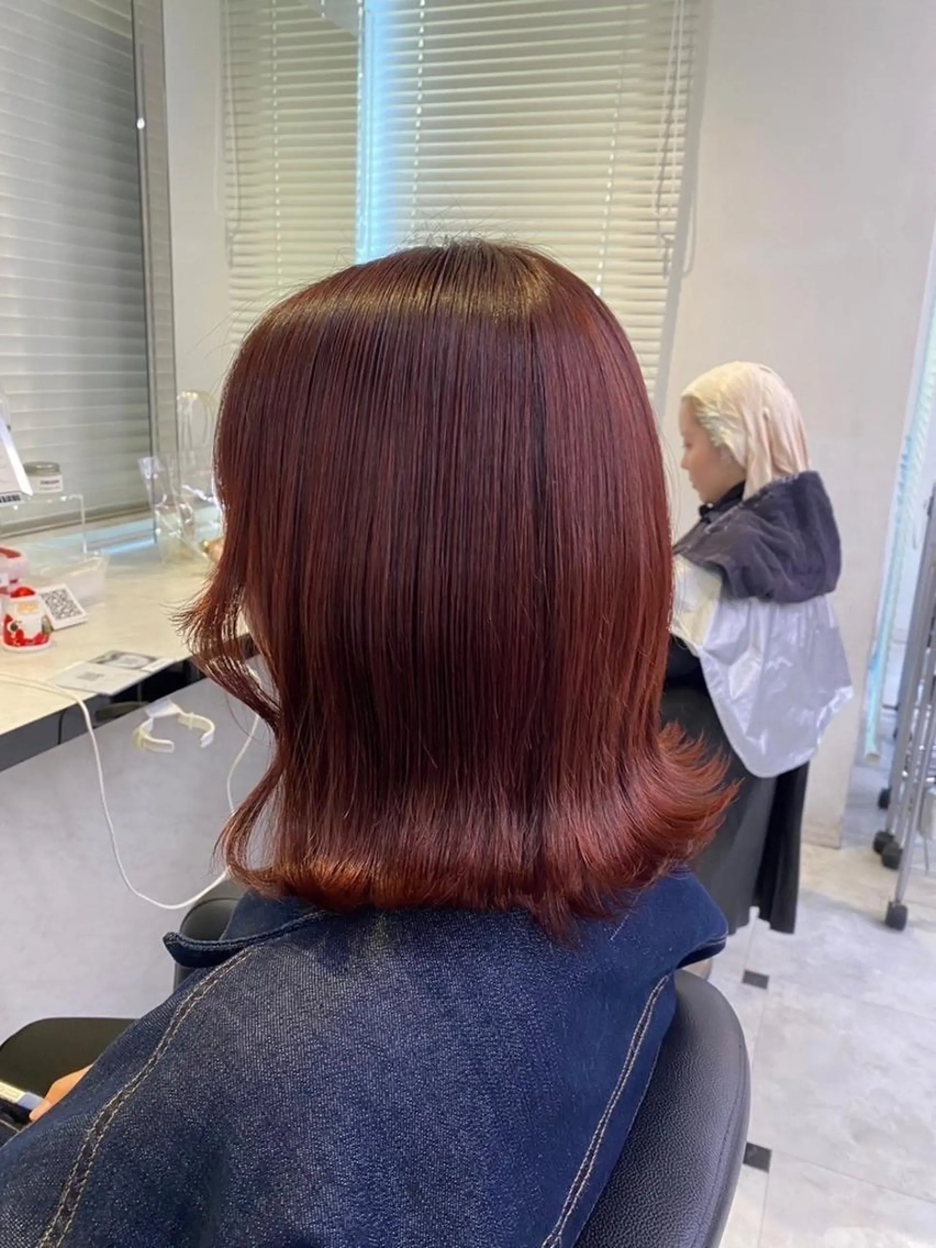 カラー 上野BABY💞 高発色暖色カラー💞のヘアスタイル