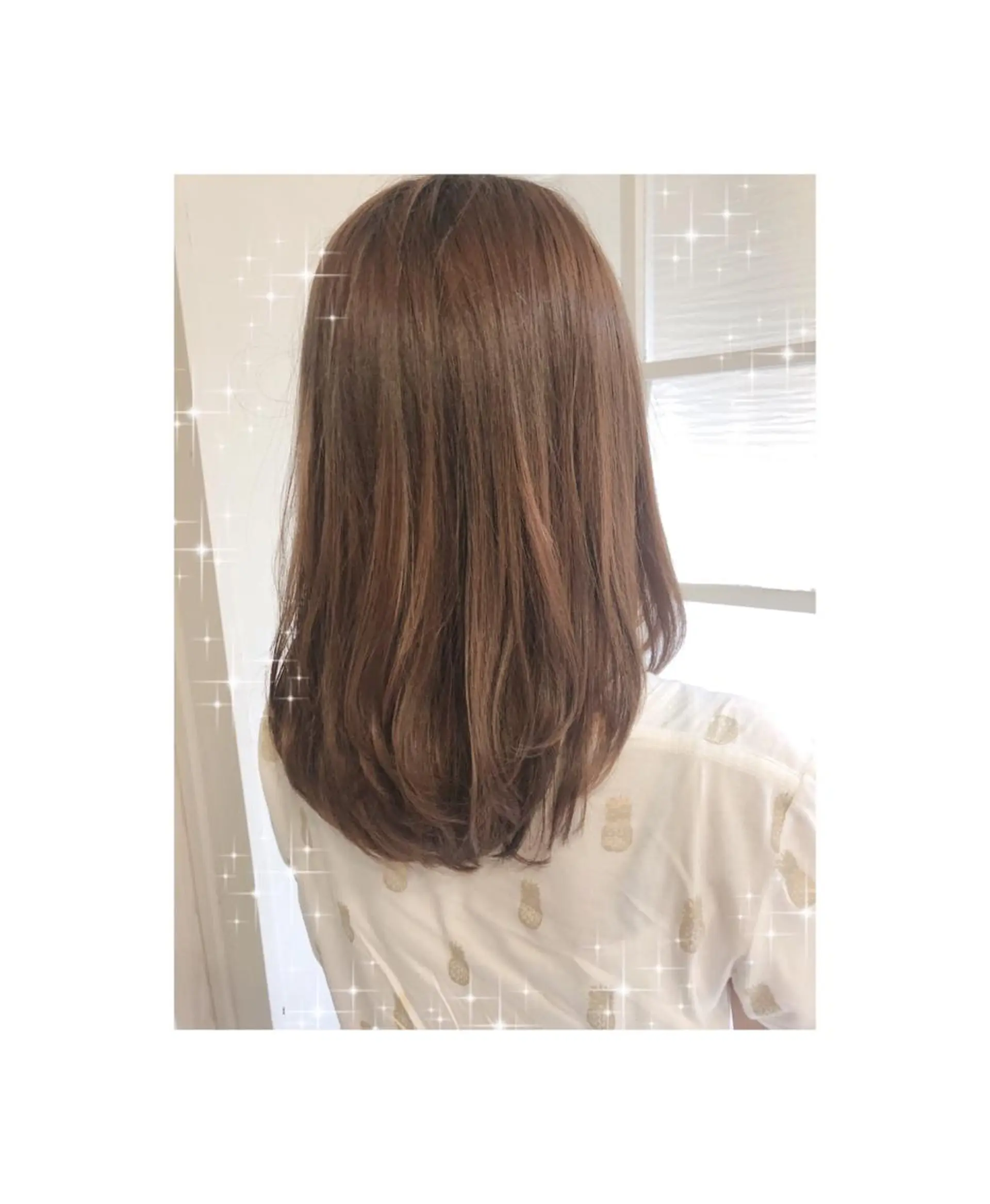セミロング ヘアアレンジ レイヤーカット カット ヘアカラー ROMA HAIR SALON所属・甲斐 みづきのヘアスタイル