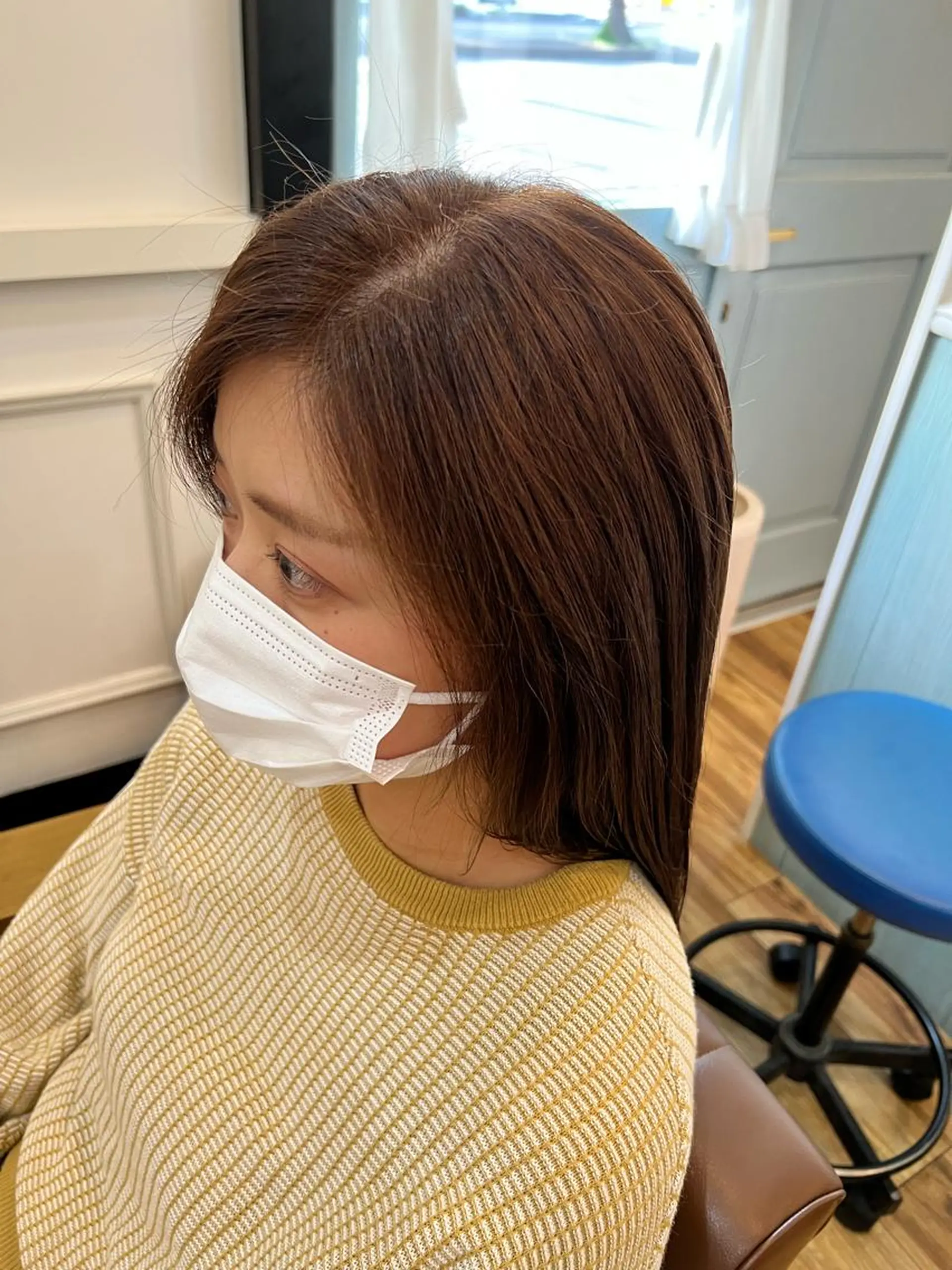 ロング カラー アッシュ アッシュブラウン ブラウンカラー 美容室Class所属・🐰ハイトーンカラー 畠山　渡🐰のヘアスタイル