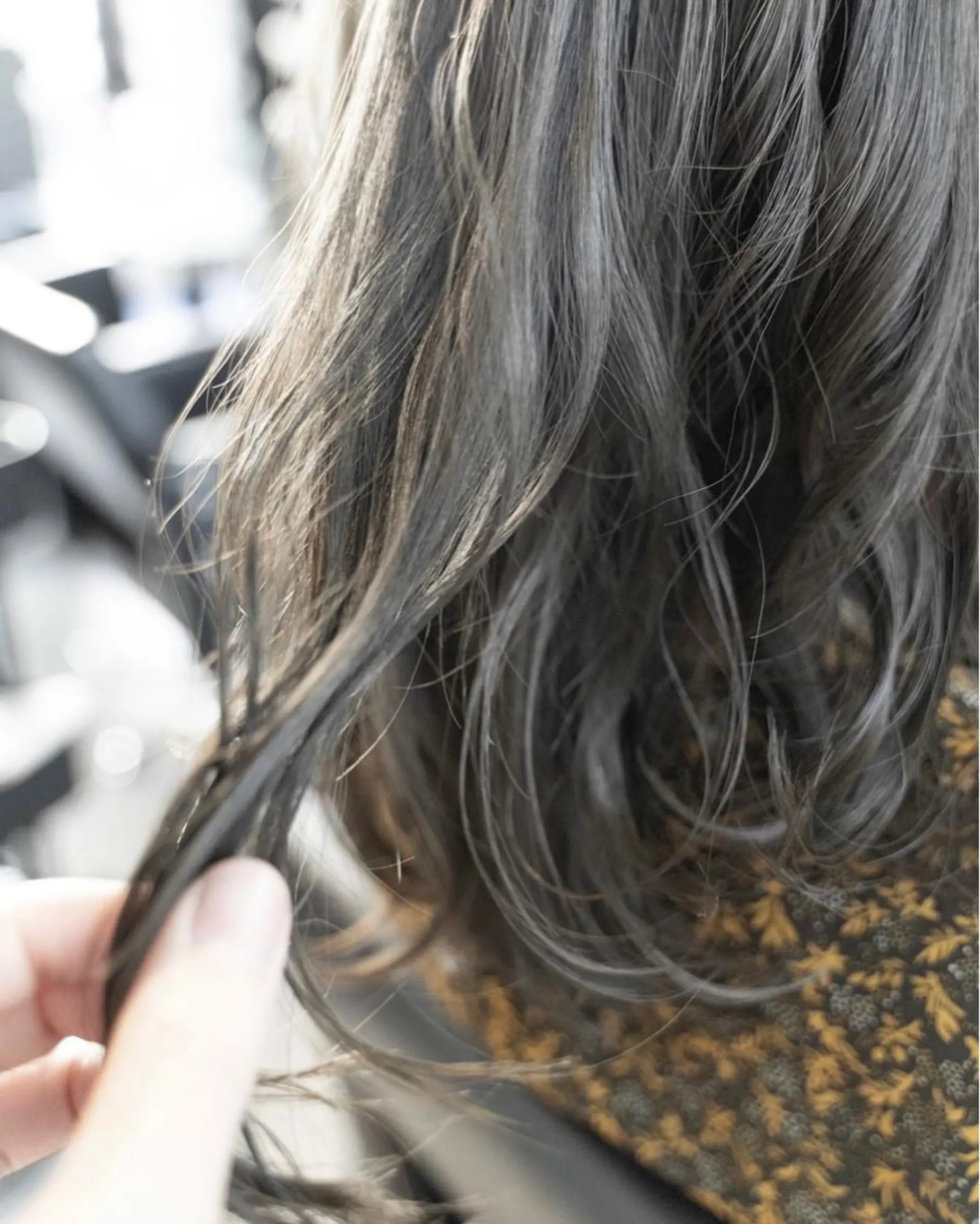 ミディアム カラー 透明感カラー カット ヘアカラー トリートメント ブリーチなし透明感 タケザワミキのヘアスタイル