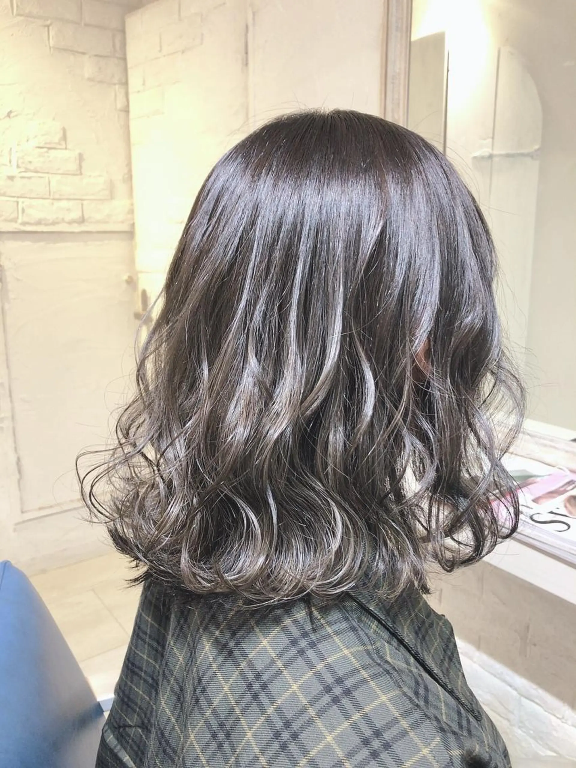 ミディアム カラー uros.所属・メンズパーマ/ エクステ🌞セナのヘアスタイル