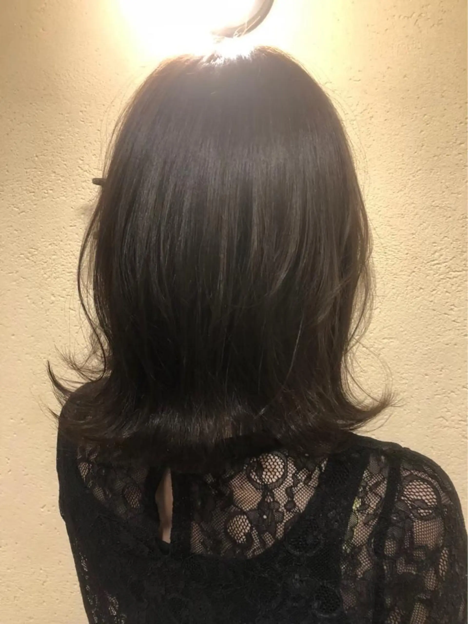 ミディアム カラー アディクシーカラー 透明感カラー エドルカラー グレージュ イルミナカラー 髪質改善ヘアケア 艶髪特化/上田のヘアスタイル