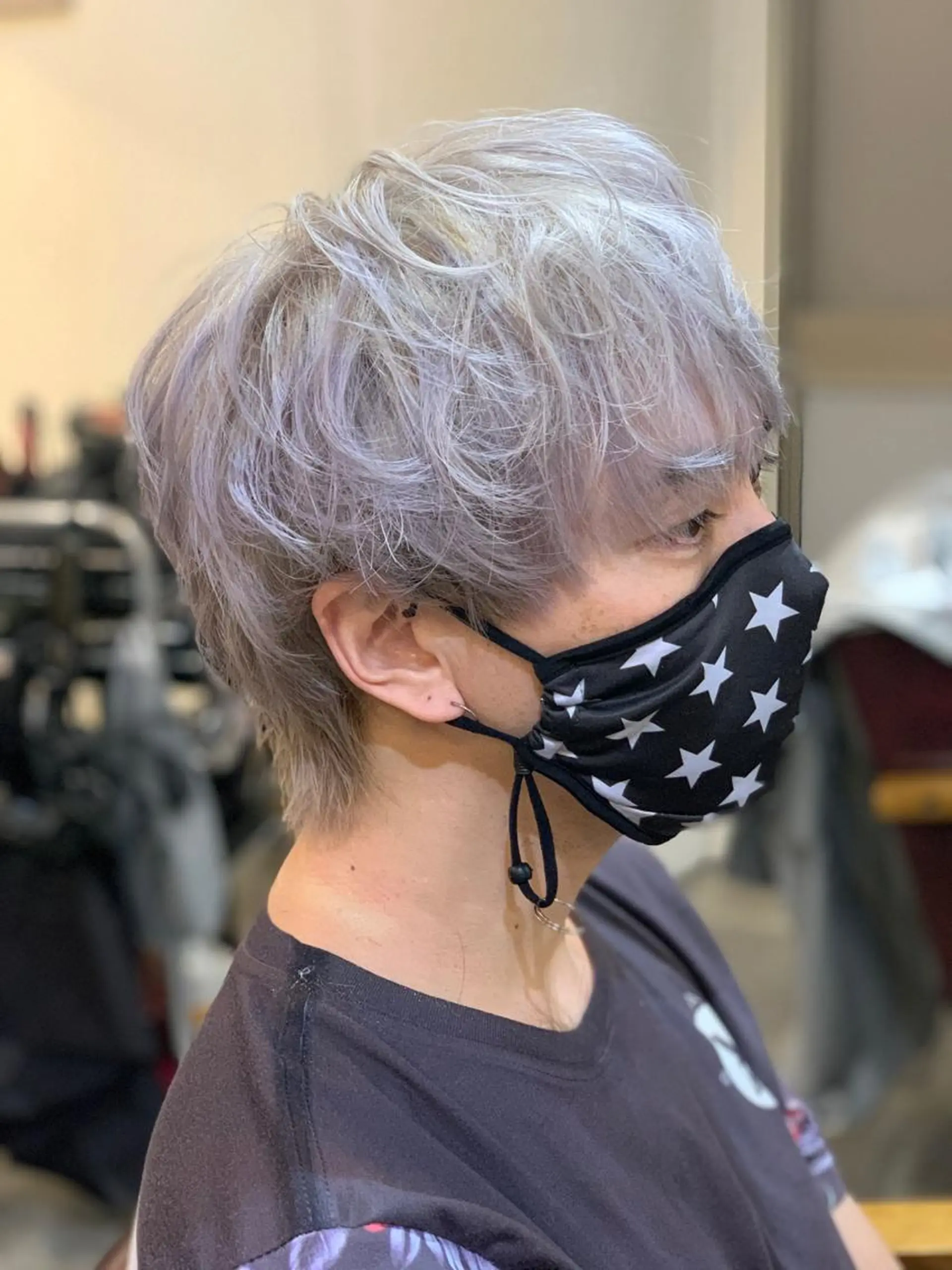 ショート カット ヘアカラー トリートメント CECIL hair なんば店所属・メンズパーマ 艶髪☆店長☆有馬のヘアスタイル
