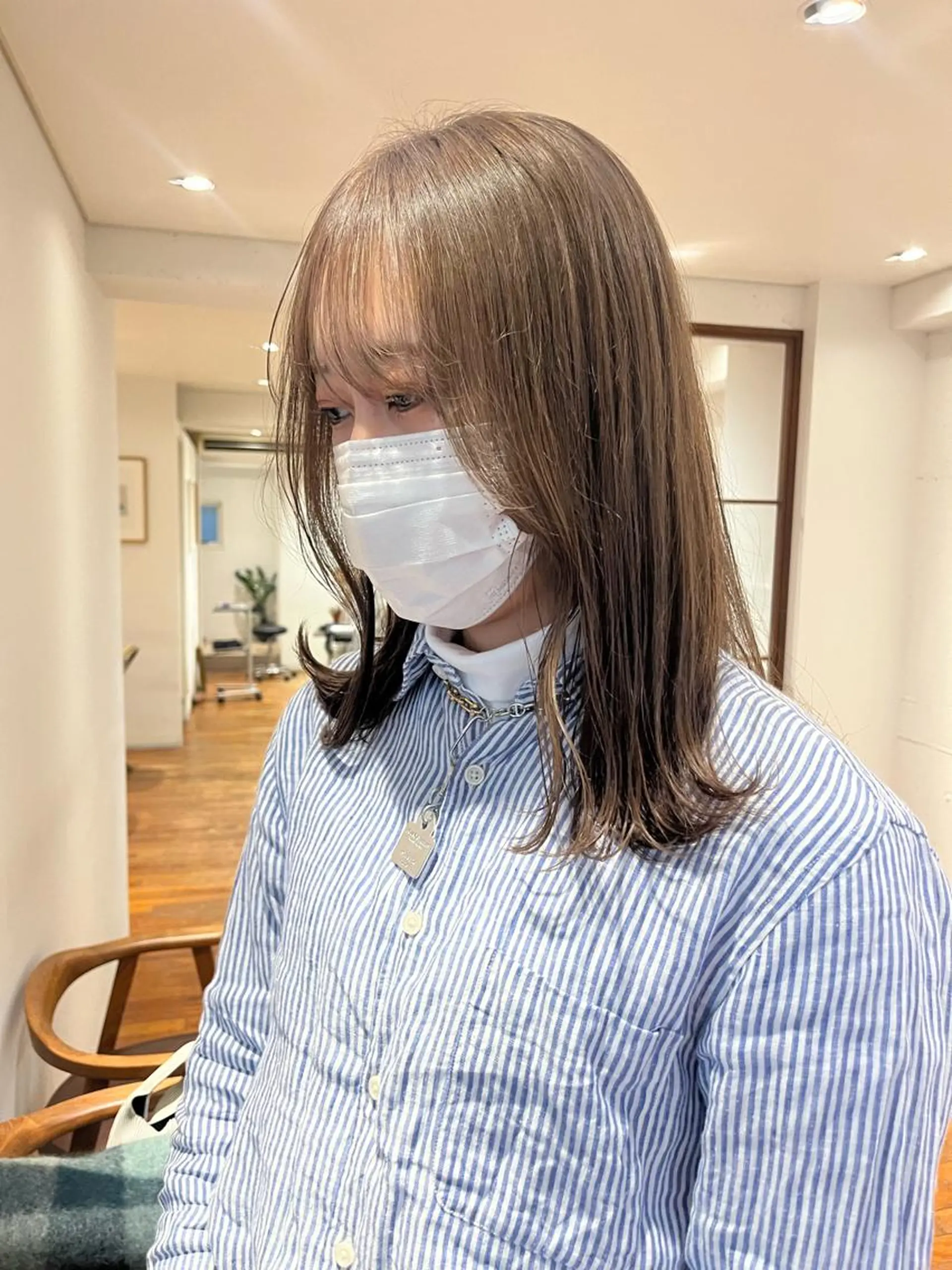 セミロング カラー パーマ ヘアアレンジ メンズ キッズ ネイル マツエク・マツパ アイブロウ お洒落パーマ/ボブ ❄️Tomoka❄️のヘアスタイル