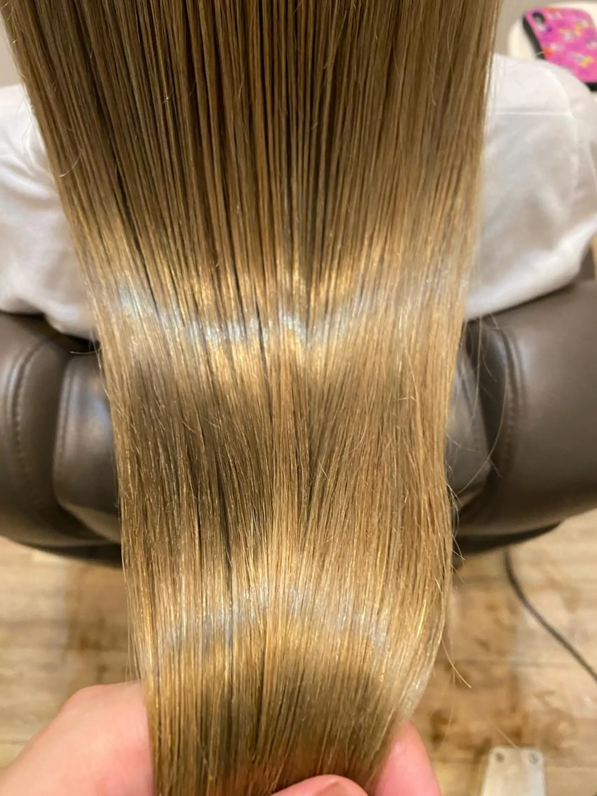 セミロング カラー ブロンド 外国人風カラー RIRŪA所属・プルシールエクステ ちゃきのヘアスタイル