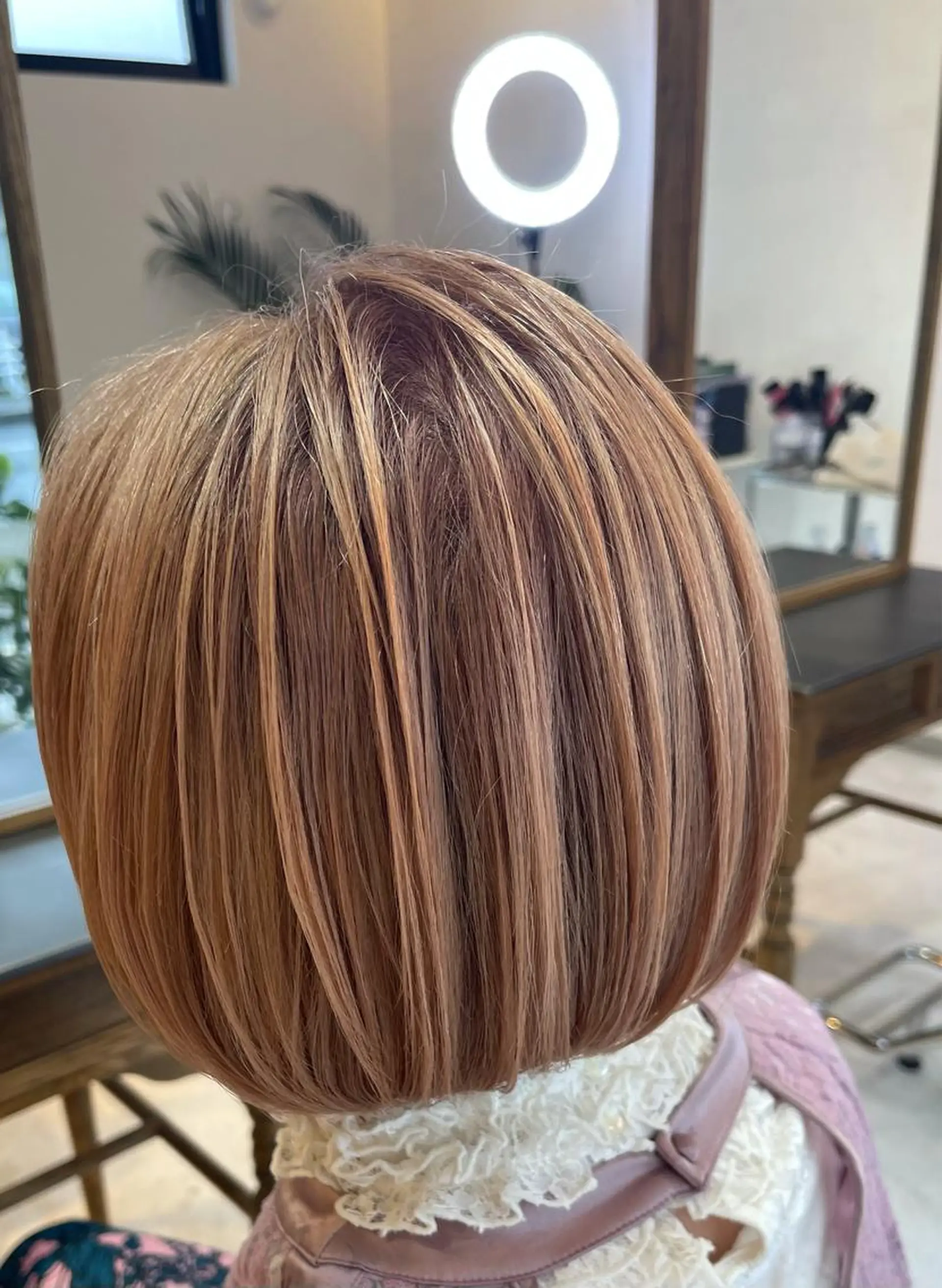ミディアム カラー カット ヘアカラー トリートメント MARDI GRAS 蘭丸のヘアスタイル